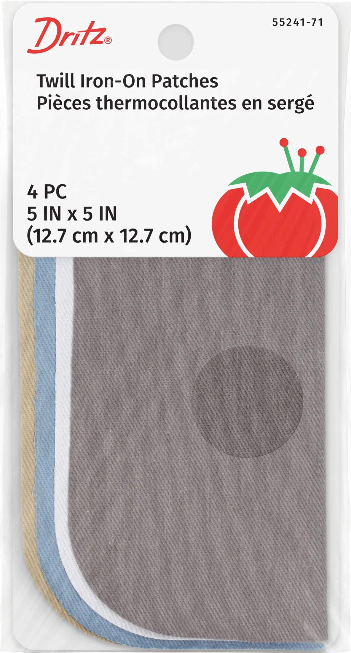 Twill Iron-On Patches, 5" x 5", 4 pc - Image 16