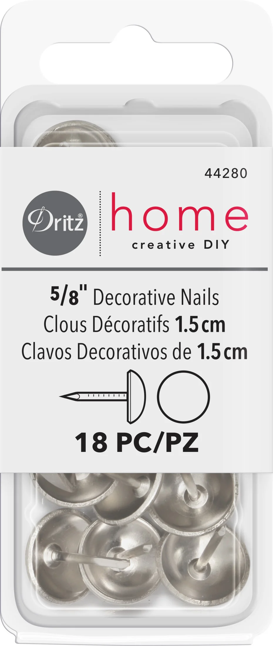 5/8" Smooth Decorative Nails, 18 pc - Image 5