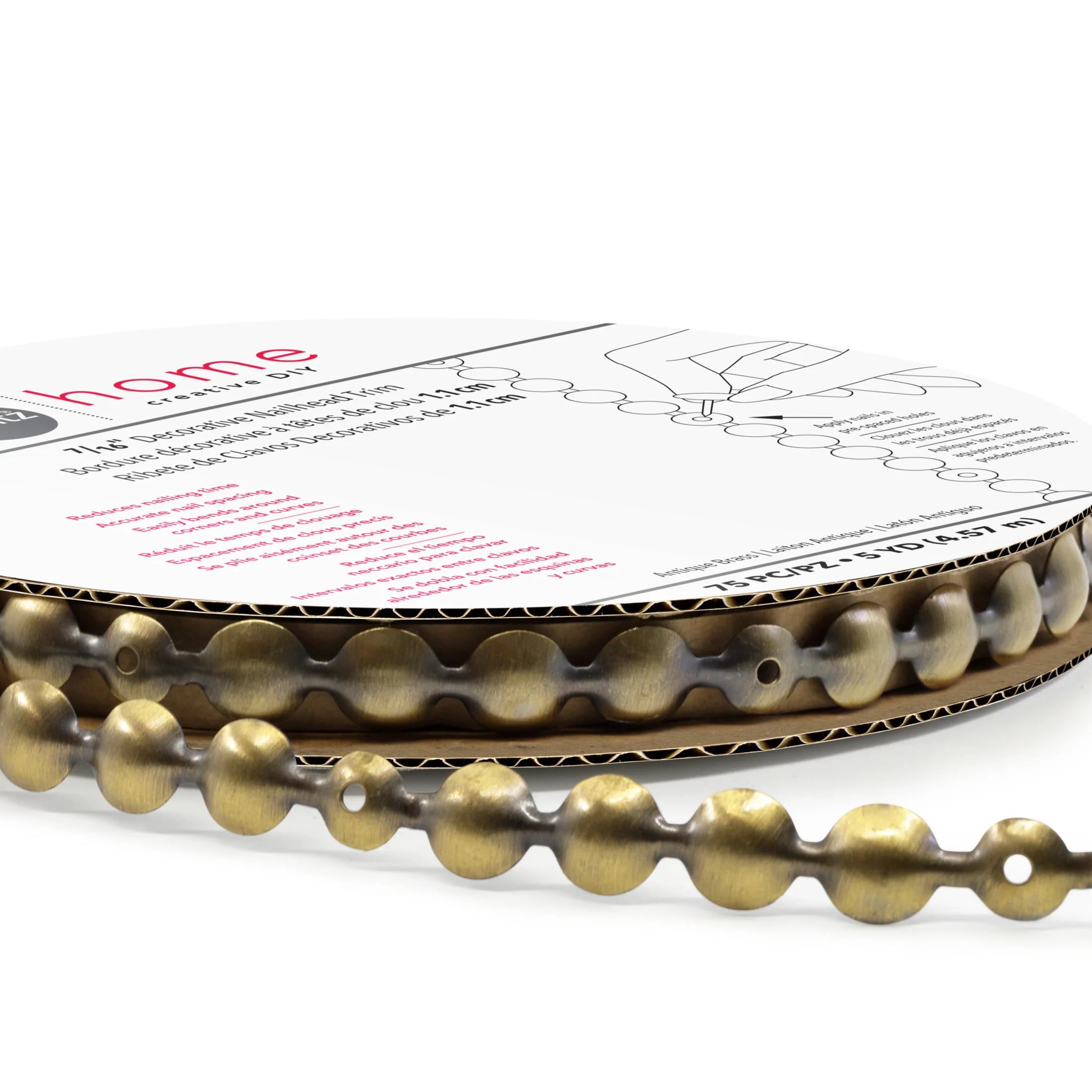 7/16" Decorative Nailhead Trim, 75 pc - Image 2