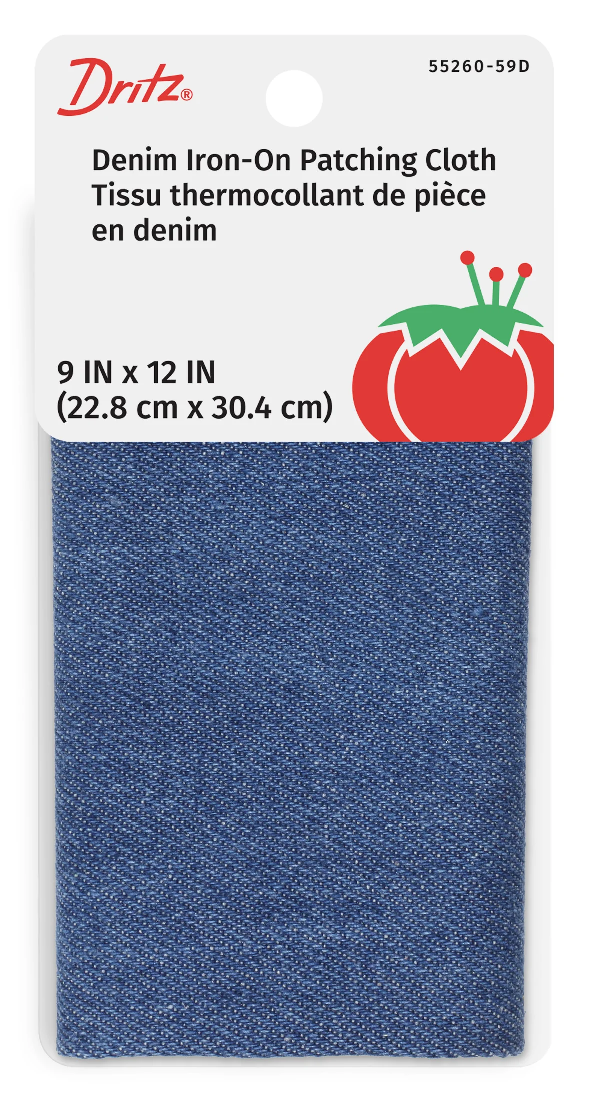 Denim Iron-On Patch Cloth, 9" x 12" - Image 6