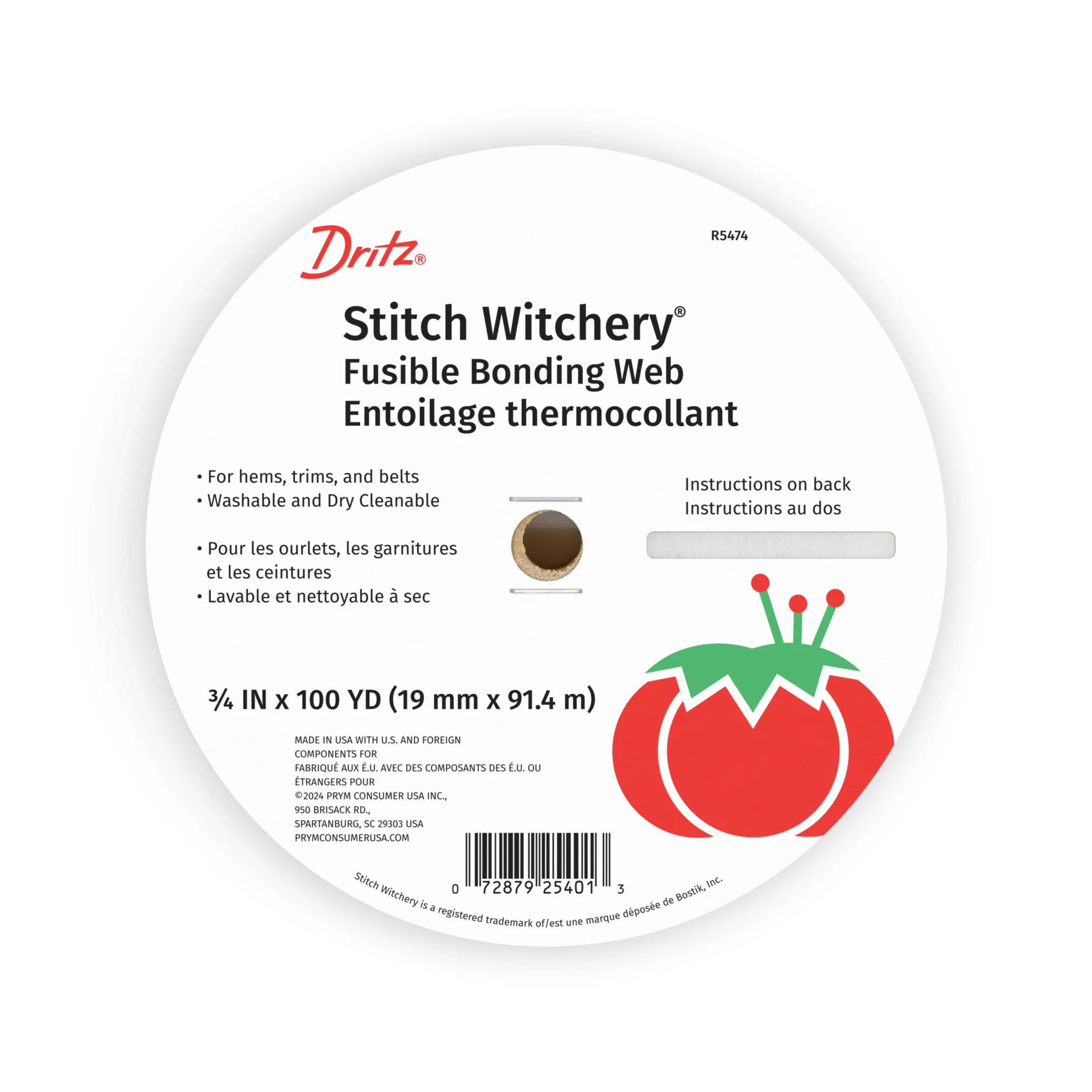 Stitch Witchery Fusible Bonding Web, Regular Weight, White - Image 11