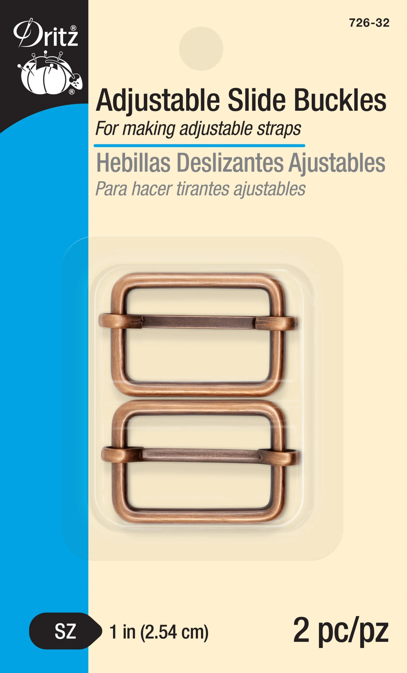1" Adjustable Slide Buckles - Image 6