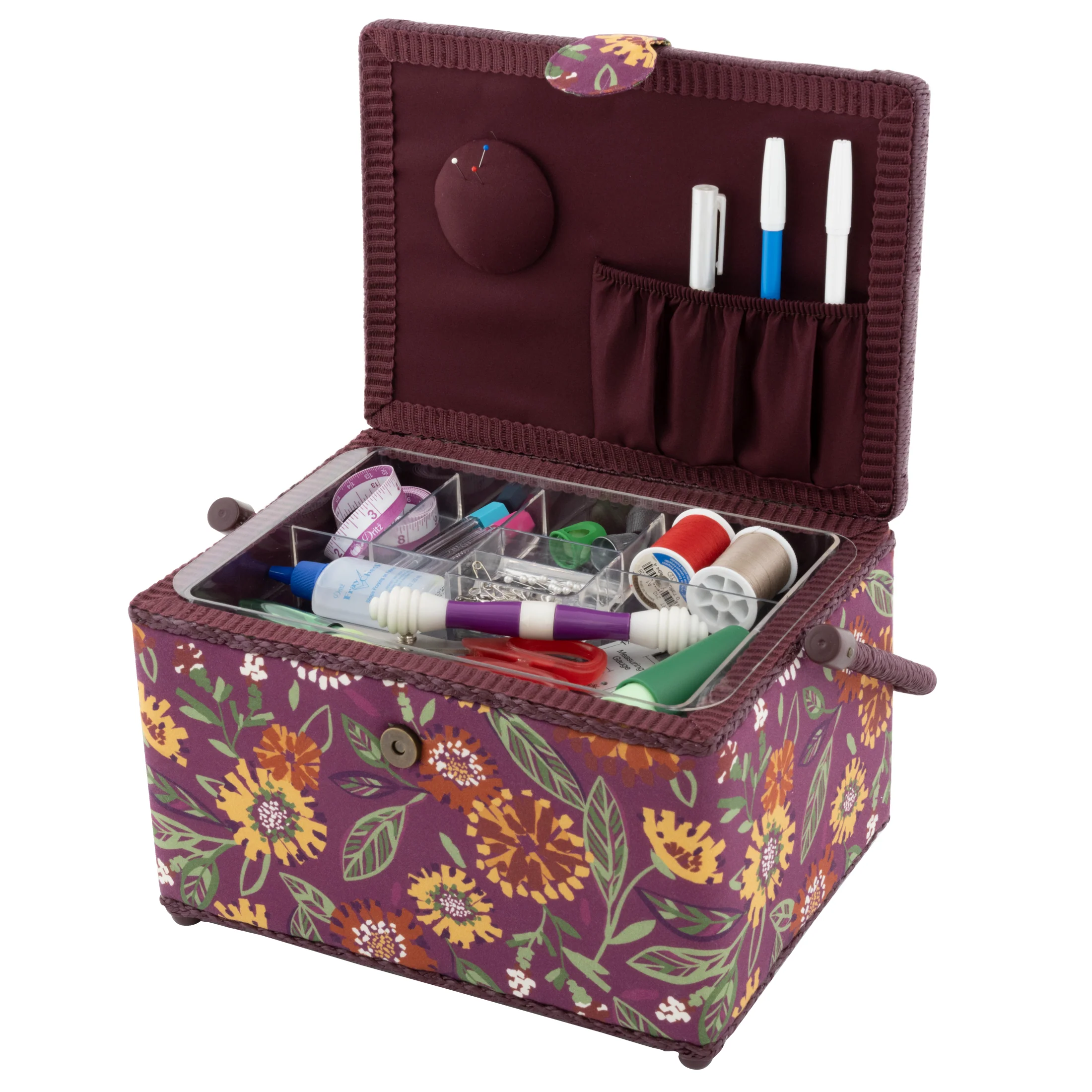 Rectangular Sewing Basket, Large - Image 8