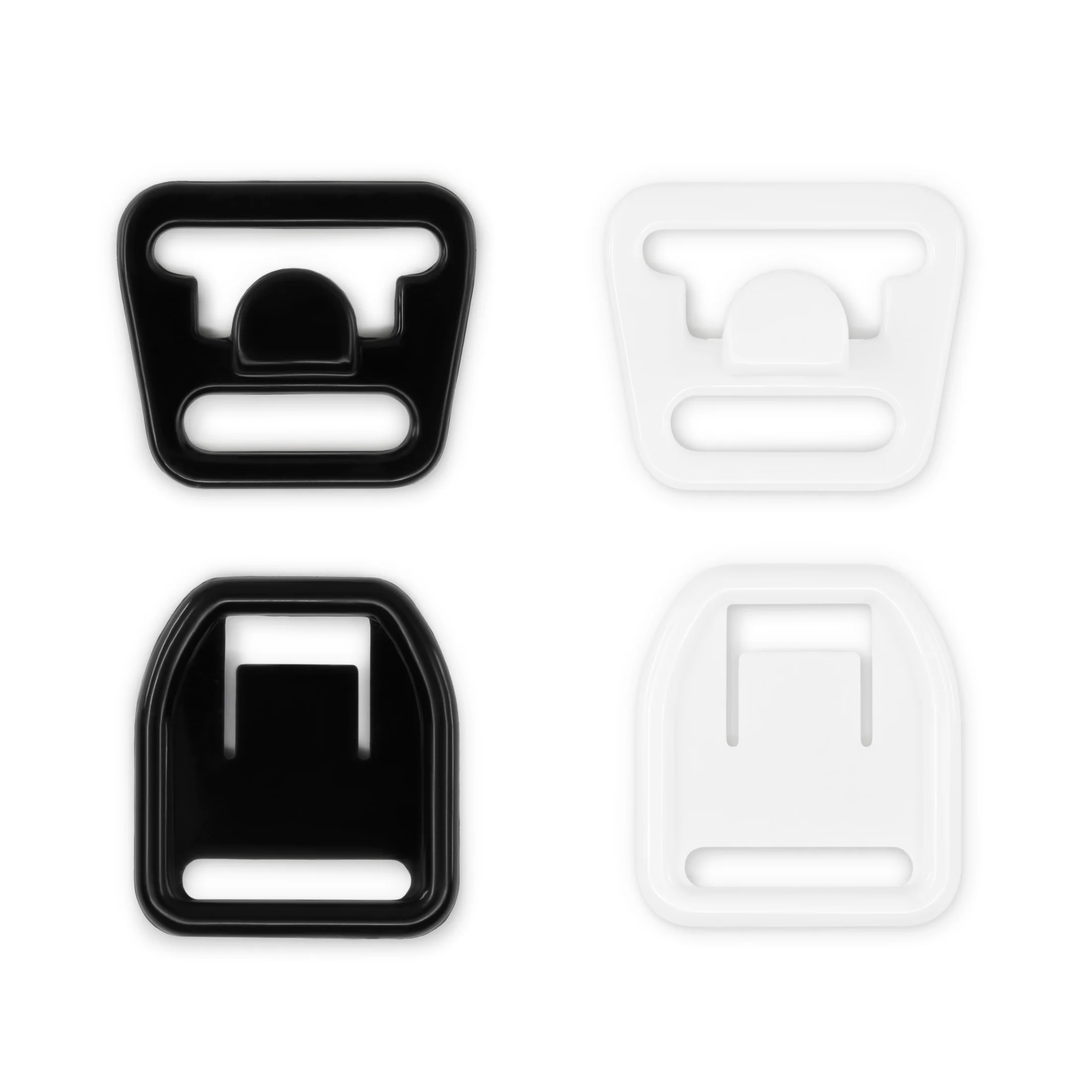 Nursing Bra Clips, Black & White, 4 Sets - Image 4