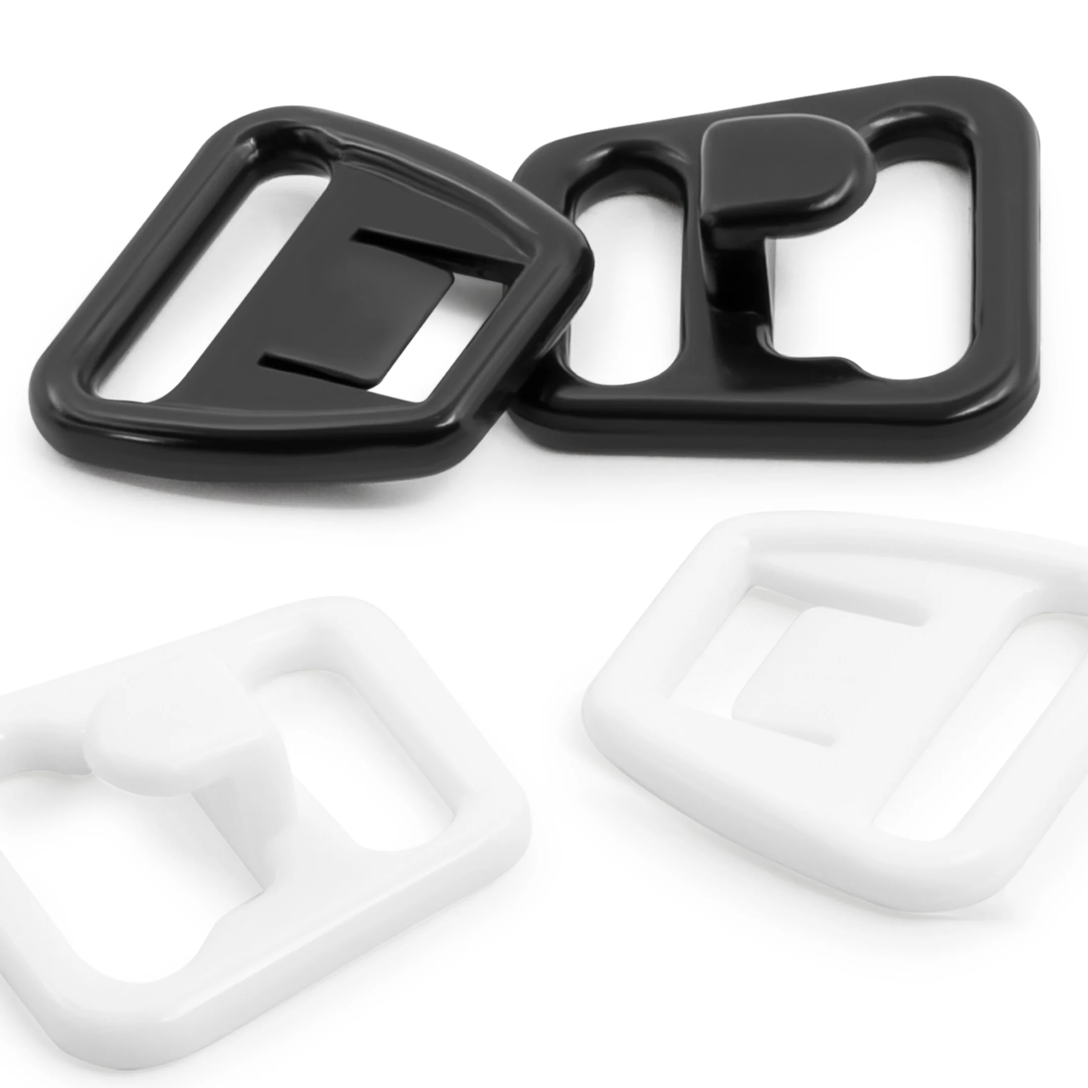 Nursing Bra Clips, Black & White, 4 Sets - Image 8