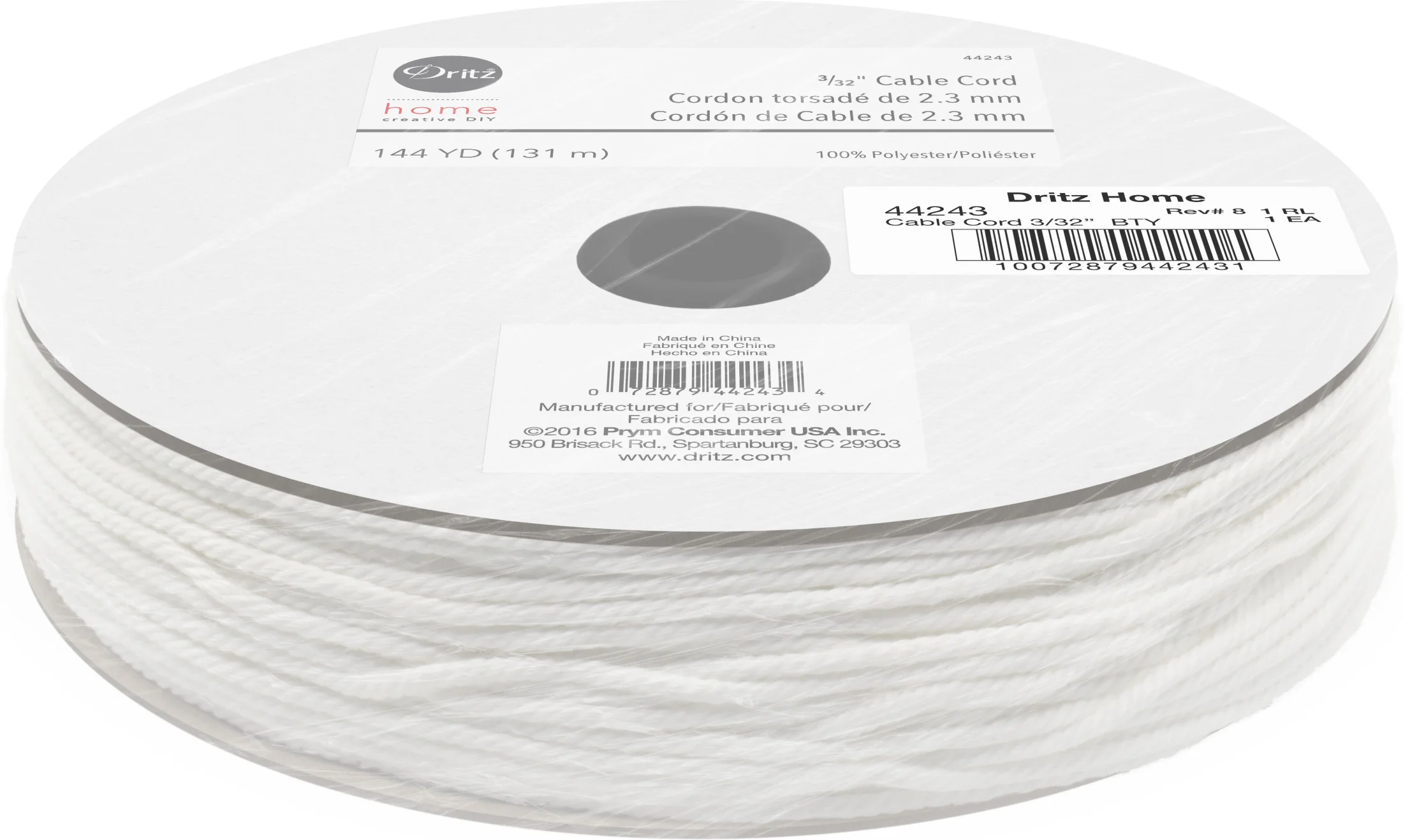 3/32" Cable Cord, White - Image 4