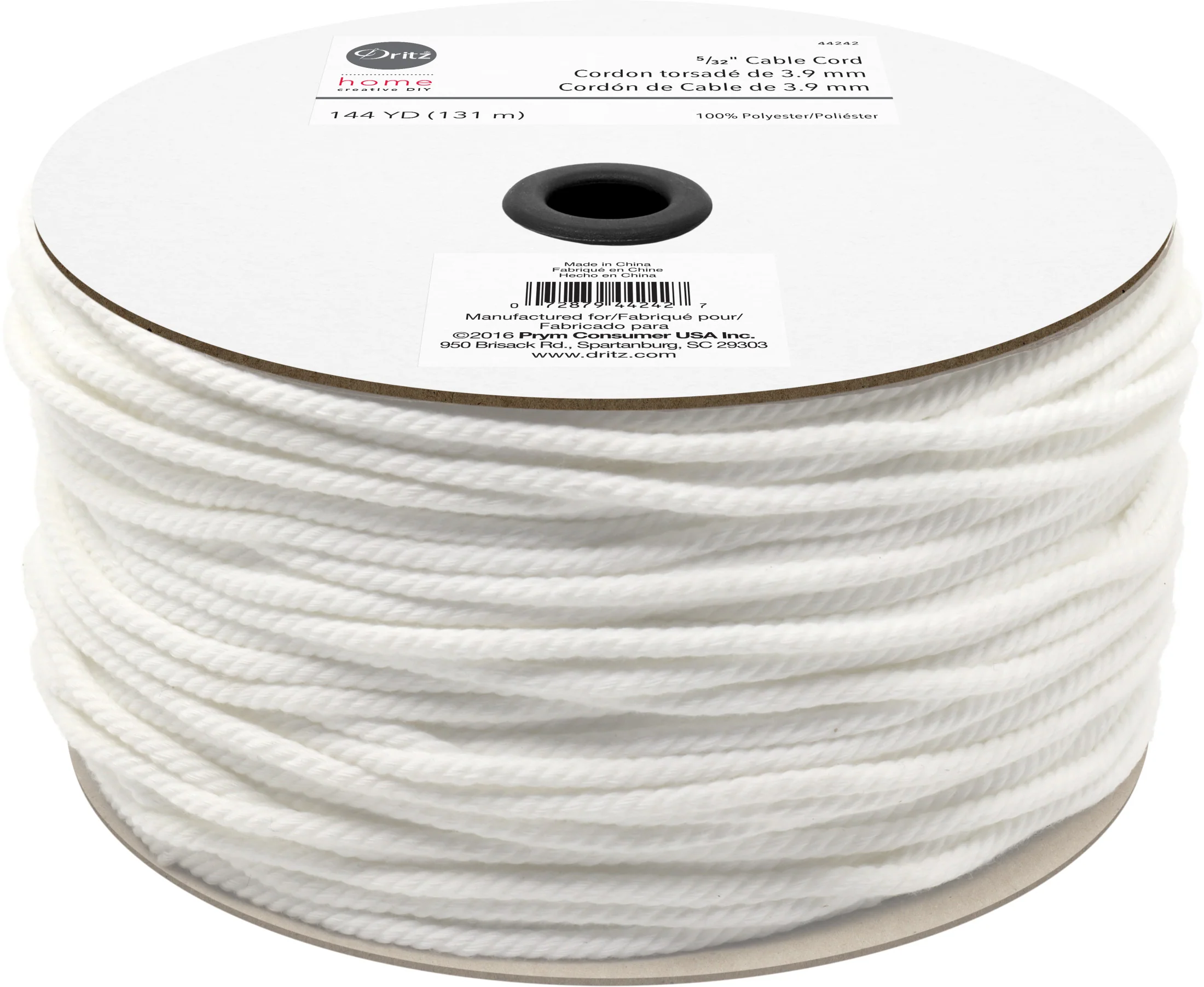 5/32" Cable Cord, White - Image 4