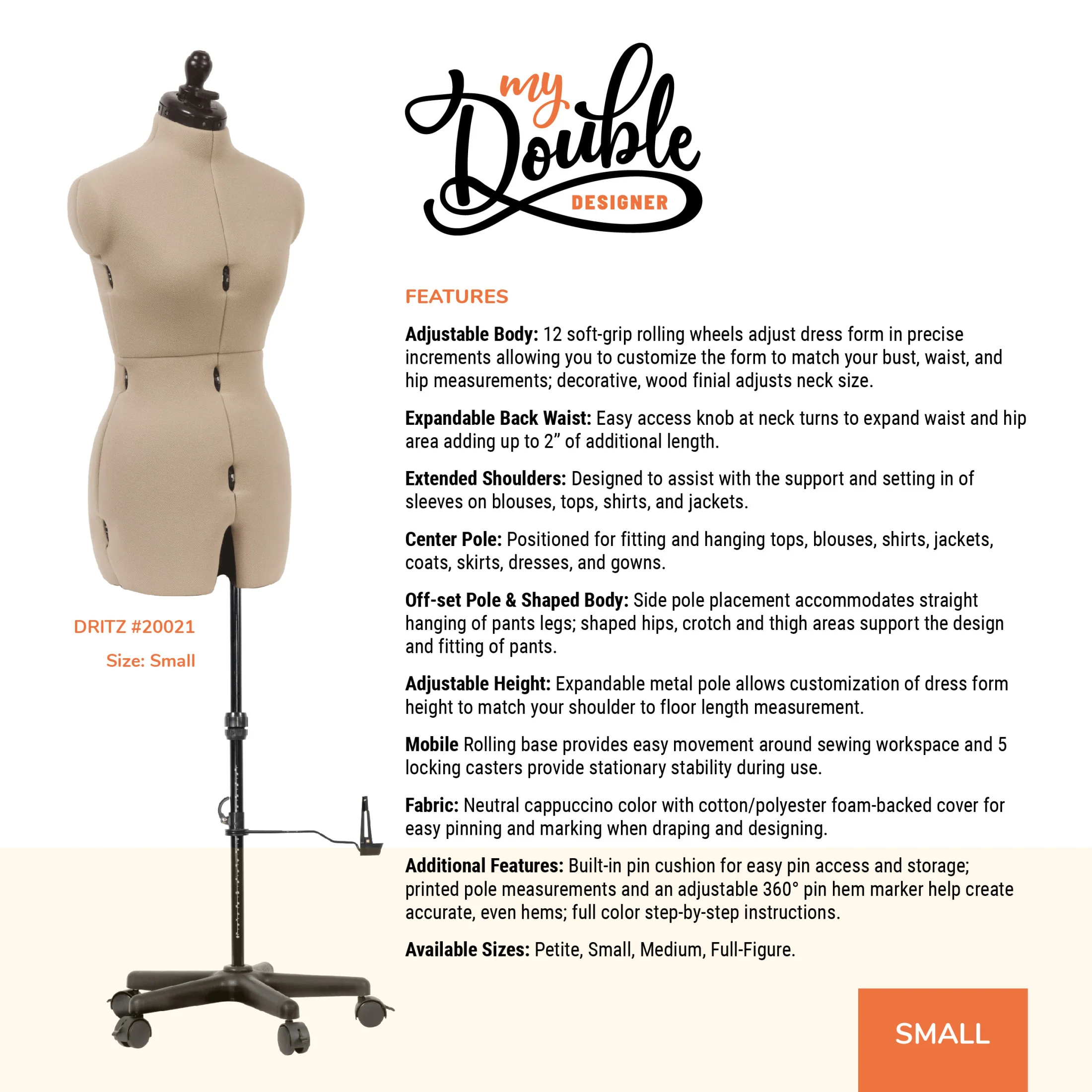 My Double Designer Adjustable Dress Form - Image 11