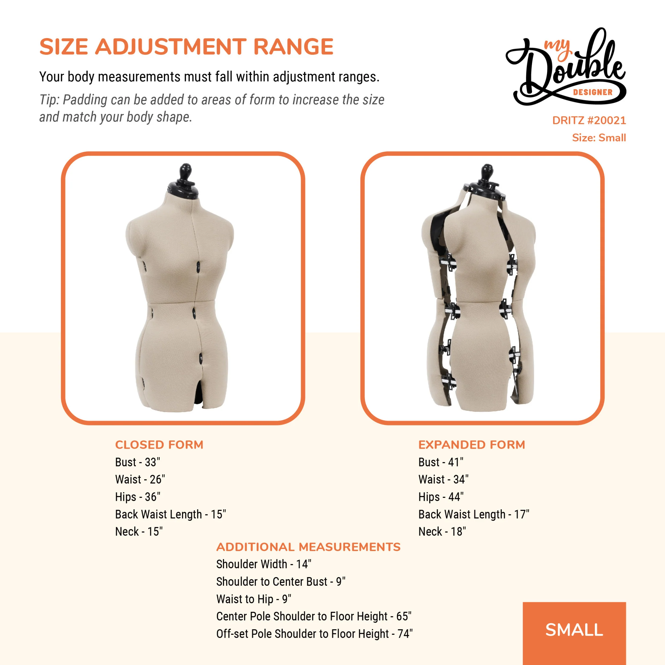 My Double Designer Adjustable Dress Form - Image 12