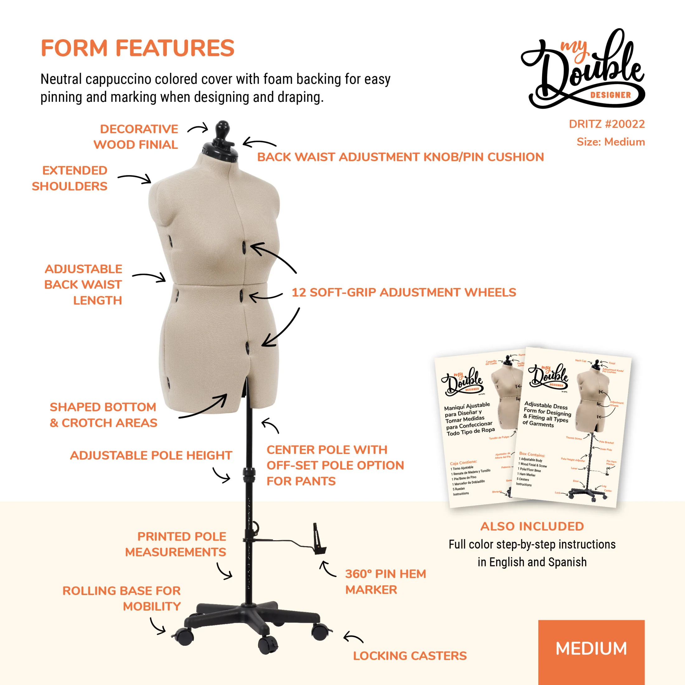 My Double Designer Adjustable Dress Form - Image 22