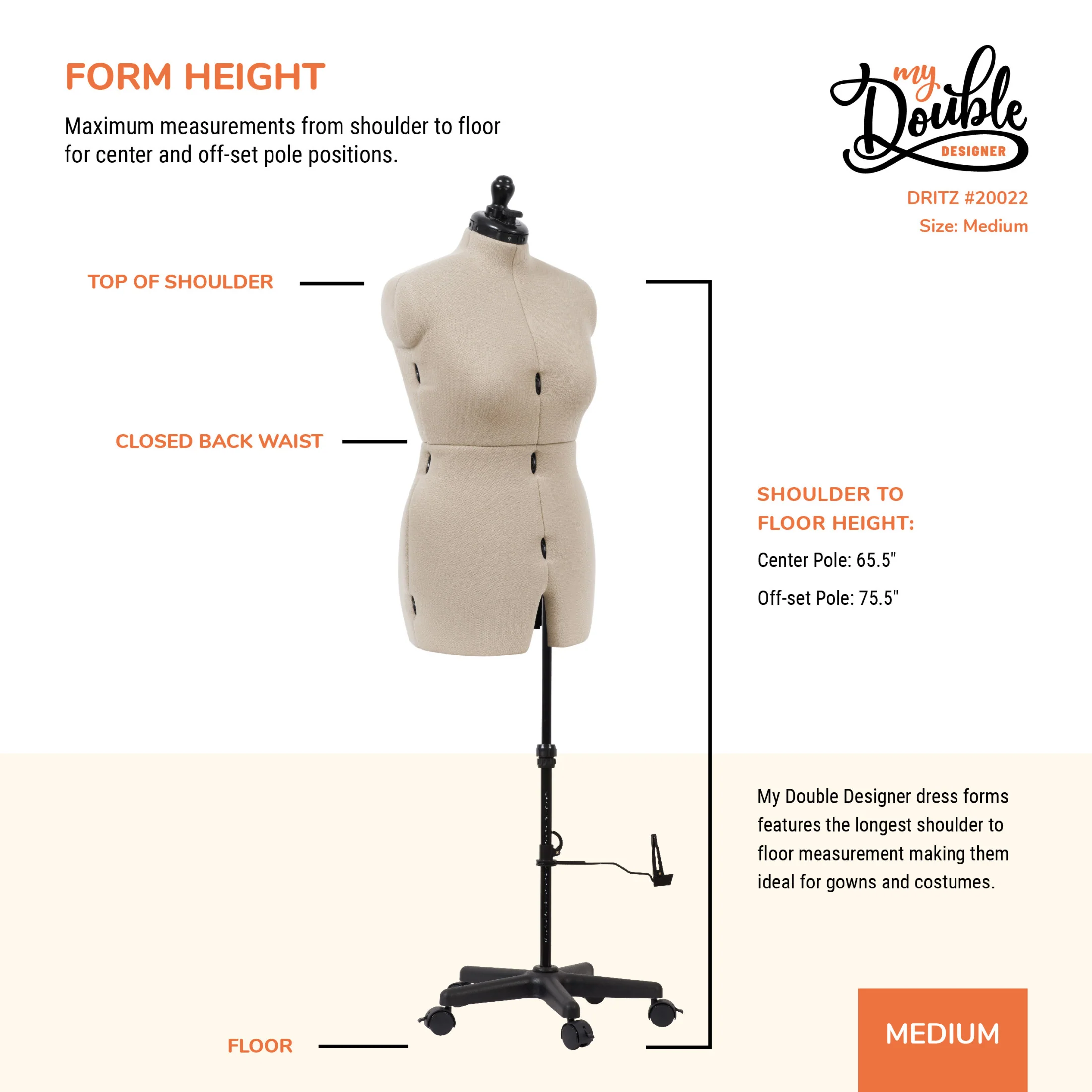My Double Designer Adjustable Dress Form - Image 27