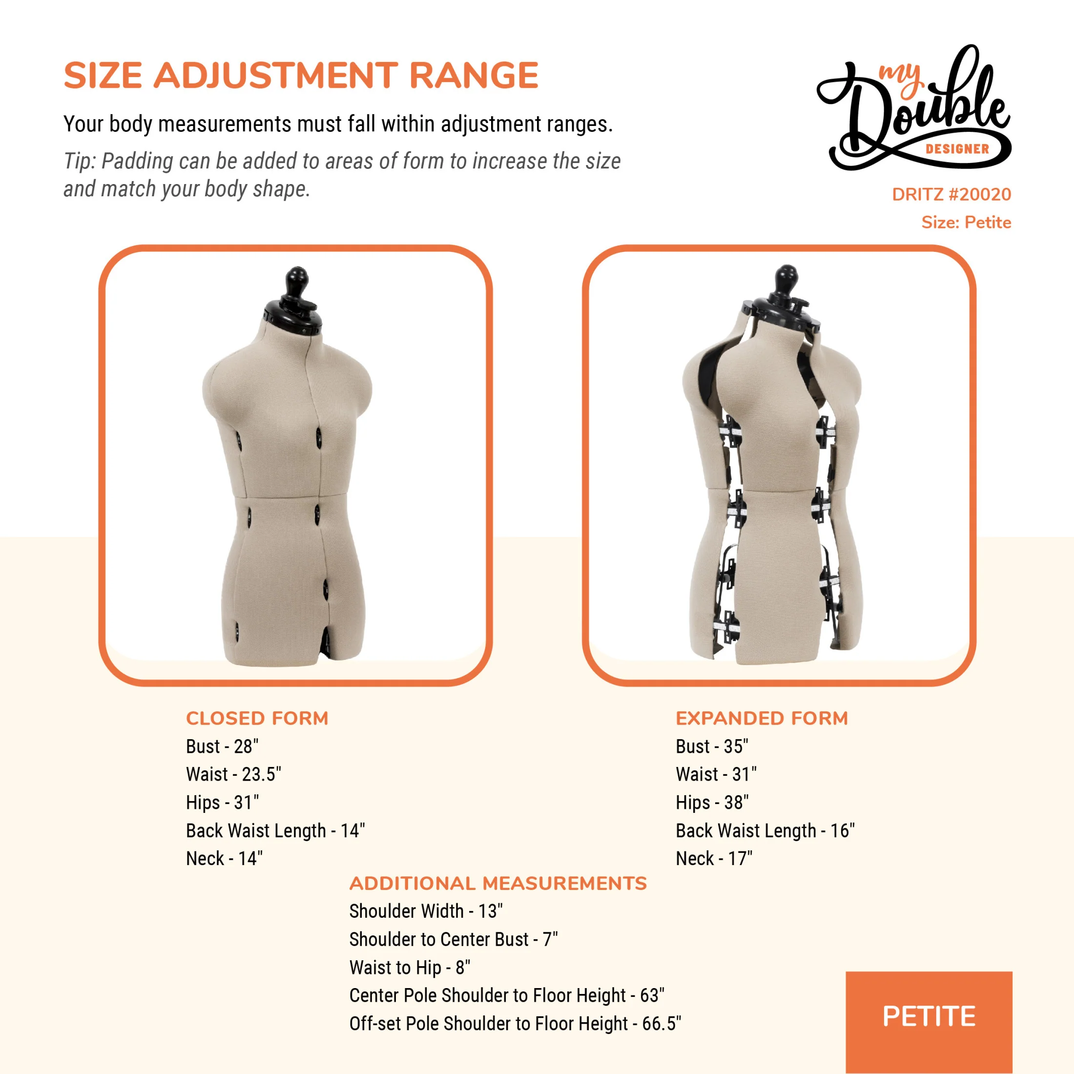 My Double Designer Adjustable Dress Form - Image 3