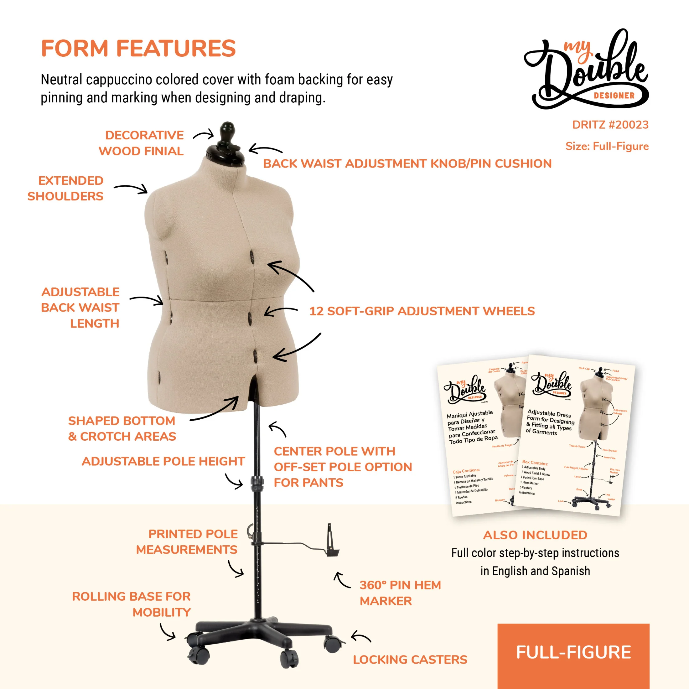 My Double Designer Adjustable Dress Form - Image 31