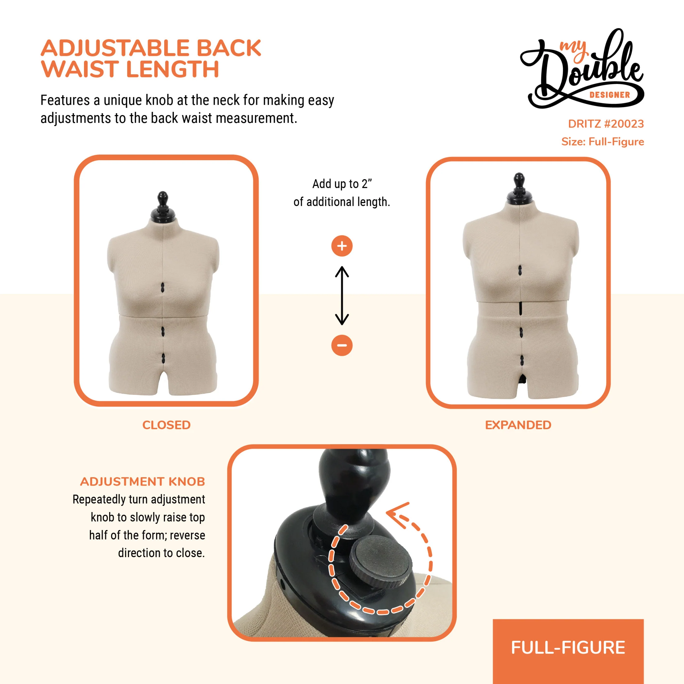 My Double Designer Adjustable Dress Form - Image 34