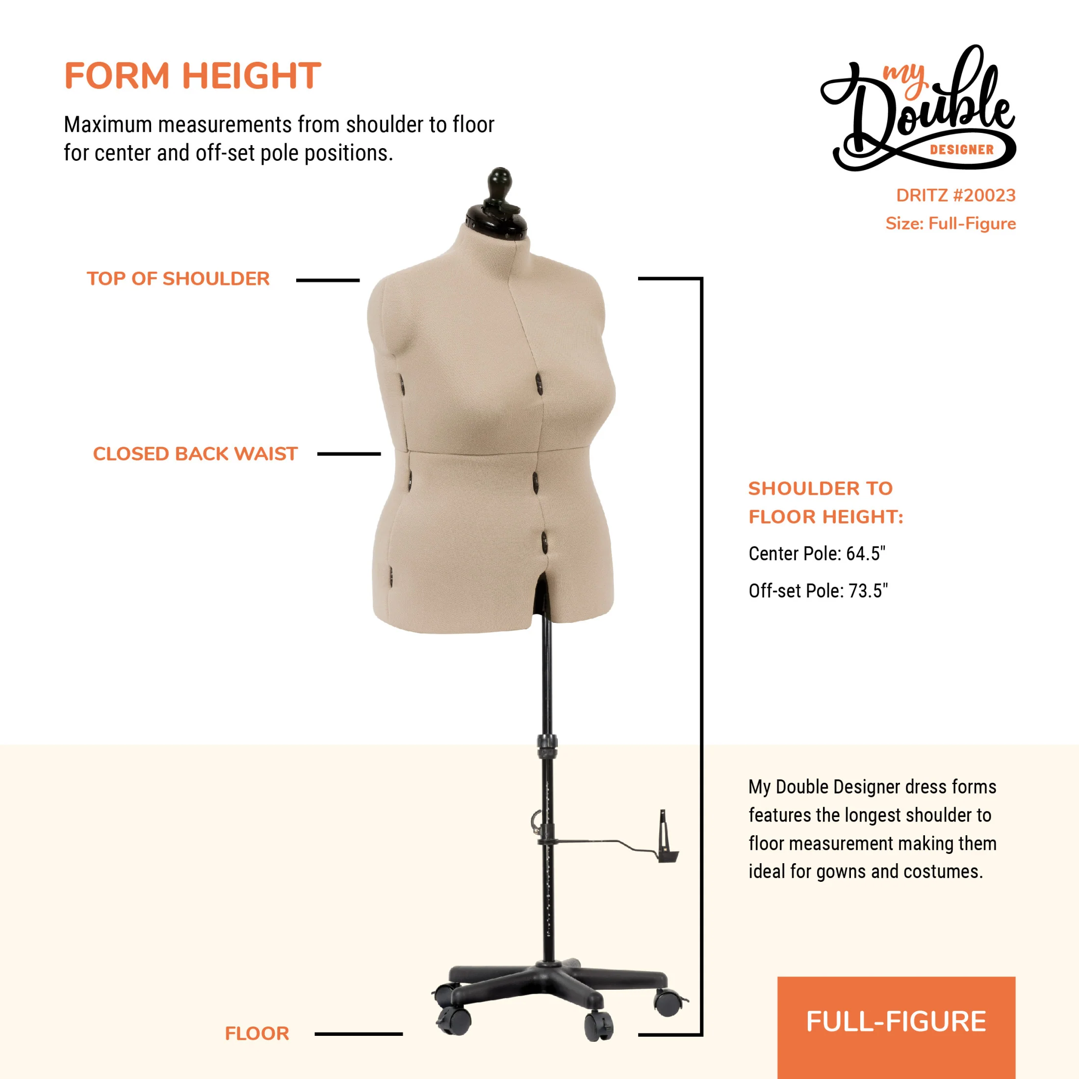 My Double Designer Adjustable Dress Form - Image 36