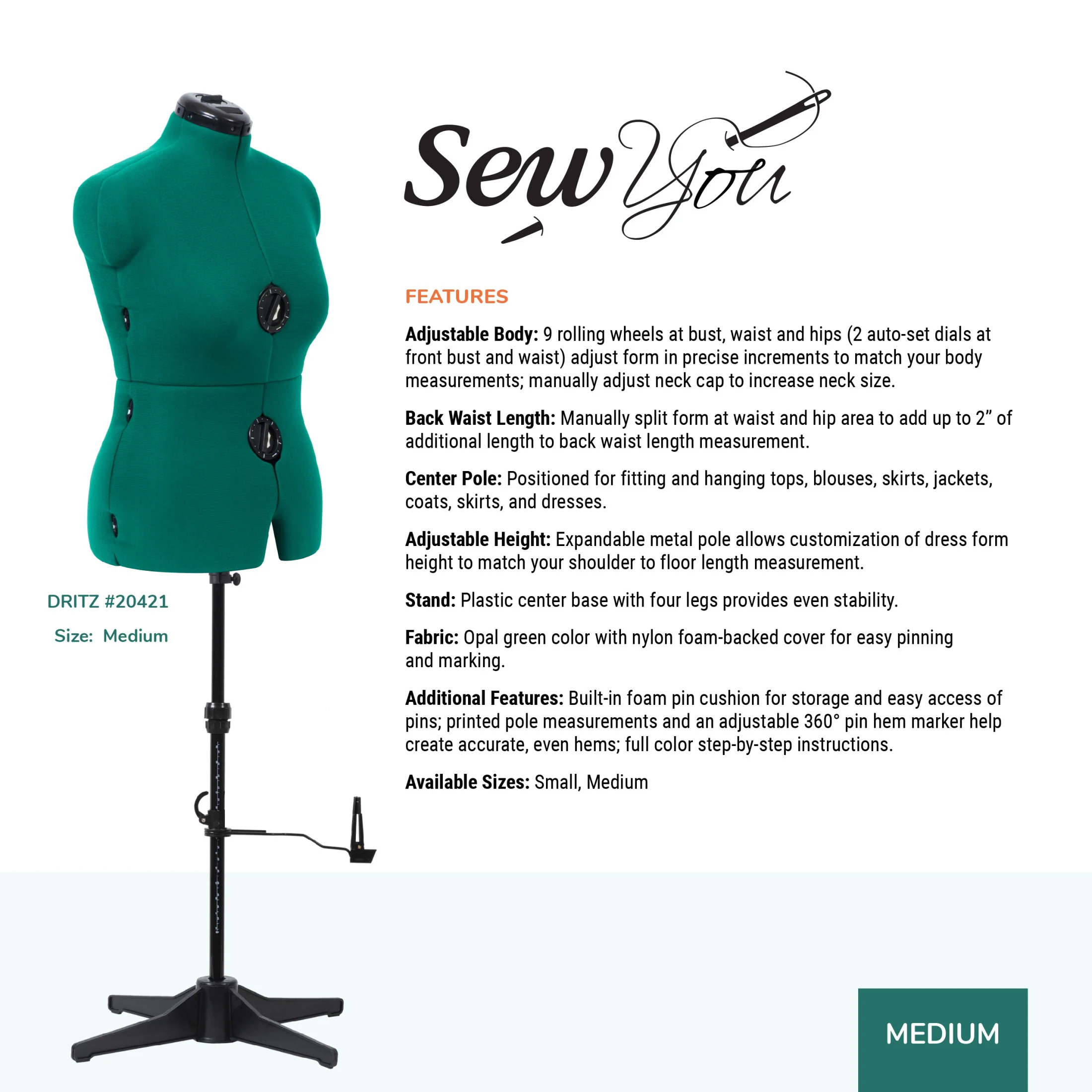 Sew You Adjustable Dress Form - Image 11