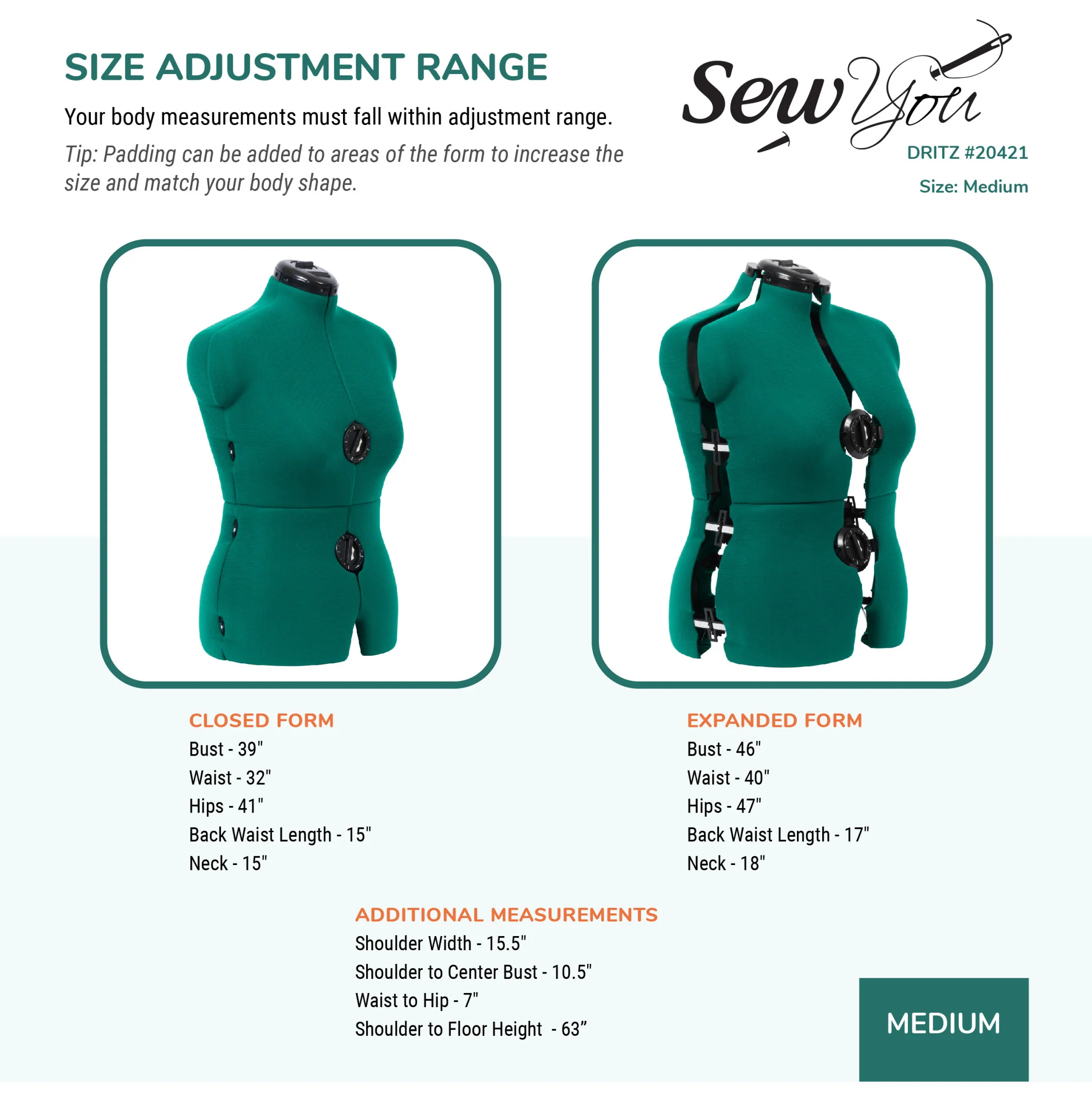 Sew You Adjustable Dress Form - Image 12