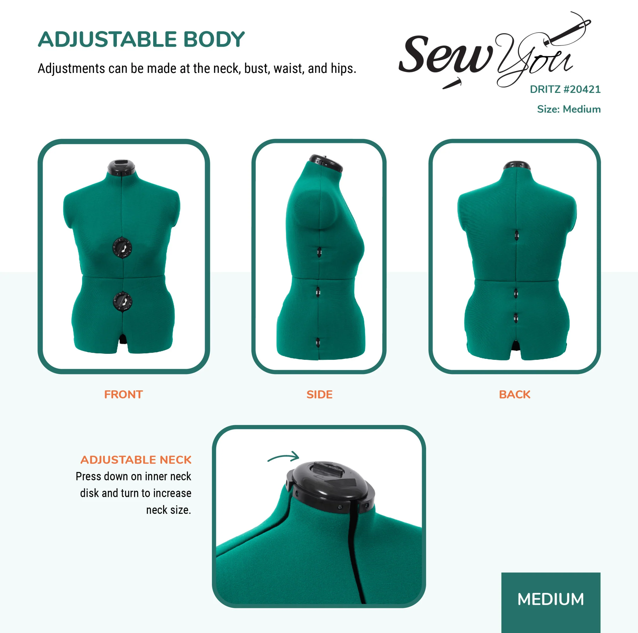 Sew You Adjustable Dress Form - Image 14