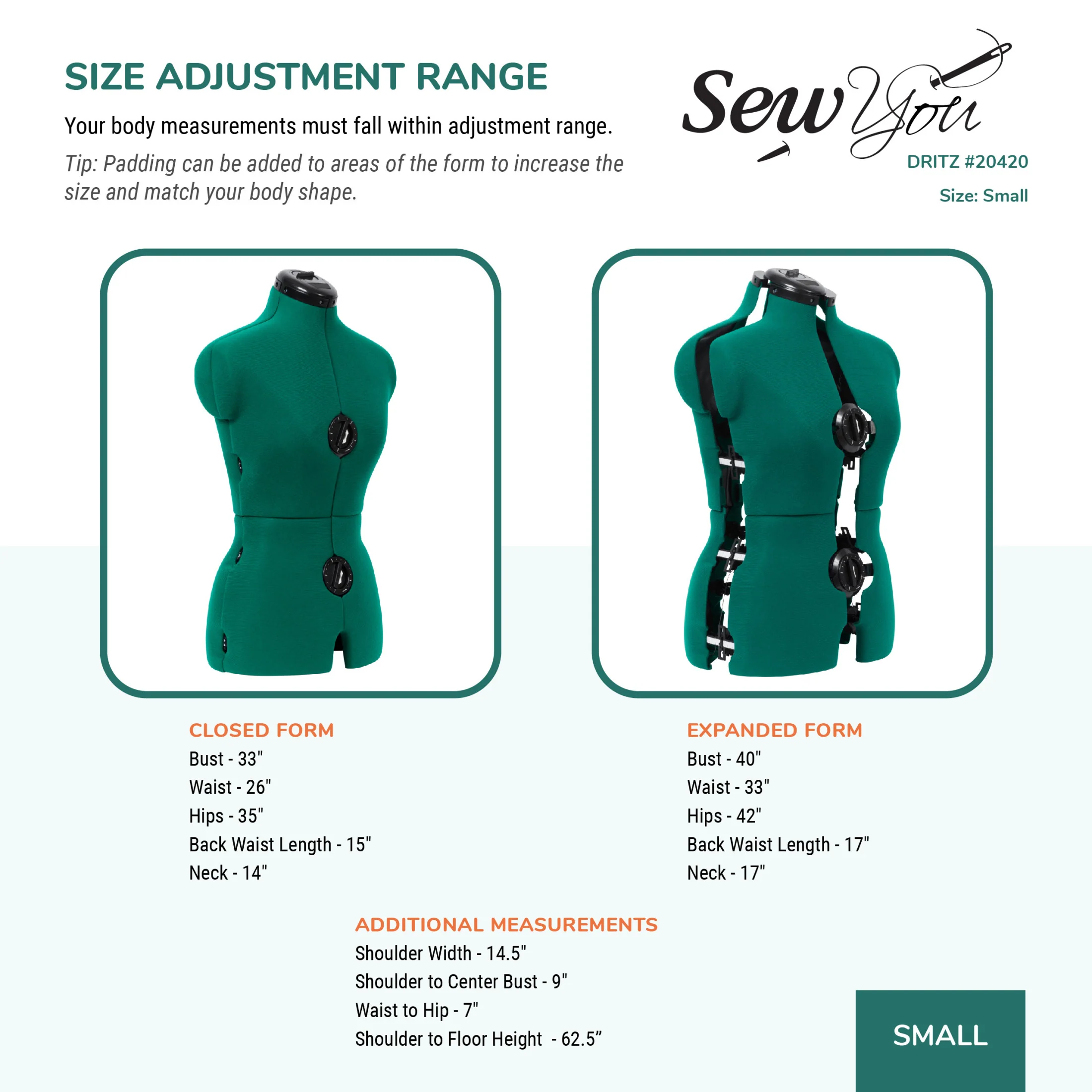 Sew You Adjustable Dress Form - Image 3