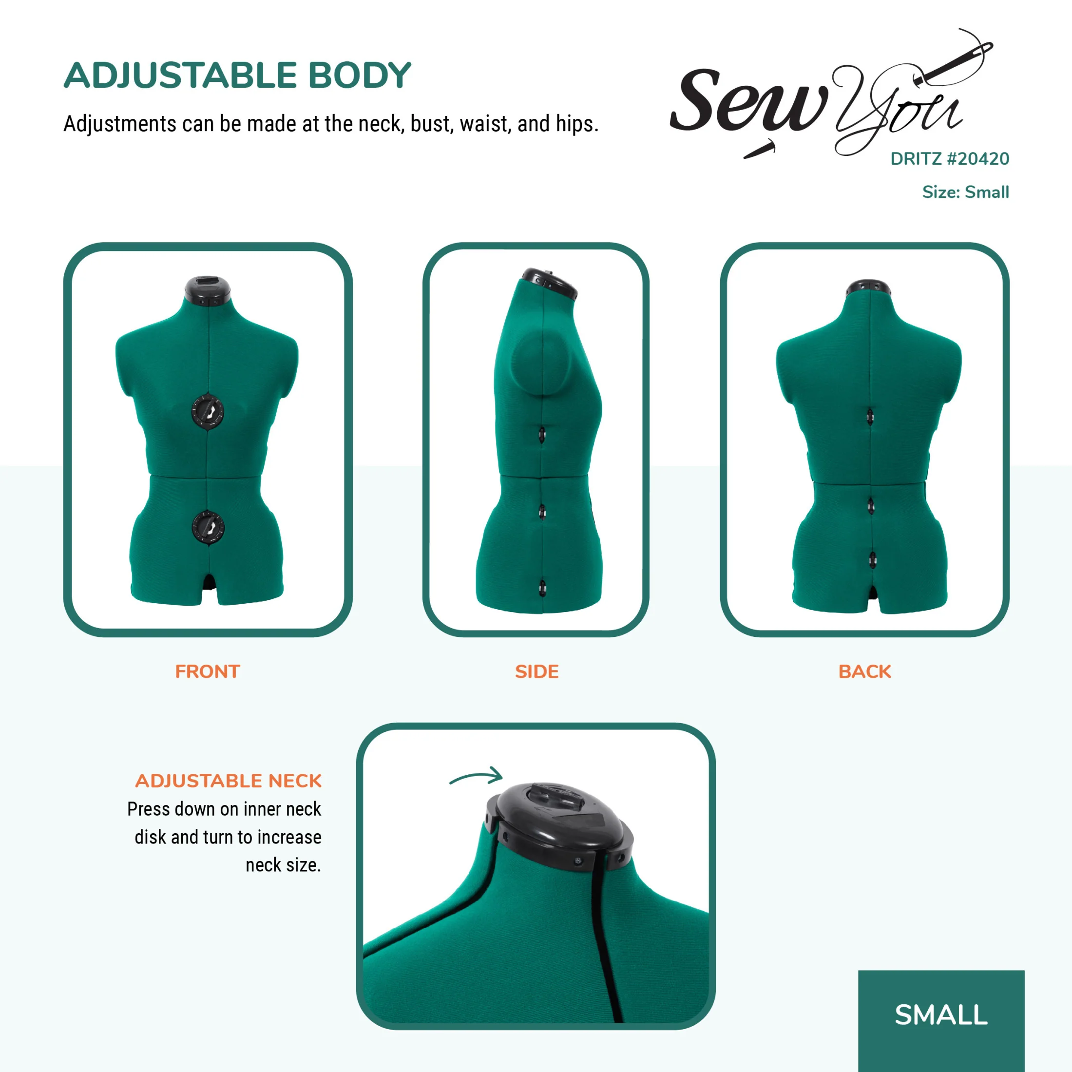Sew You Adjustable Dress Form - Image 5