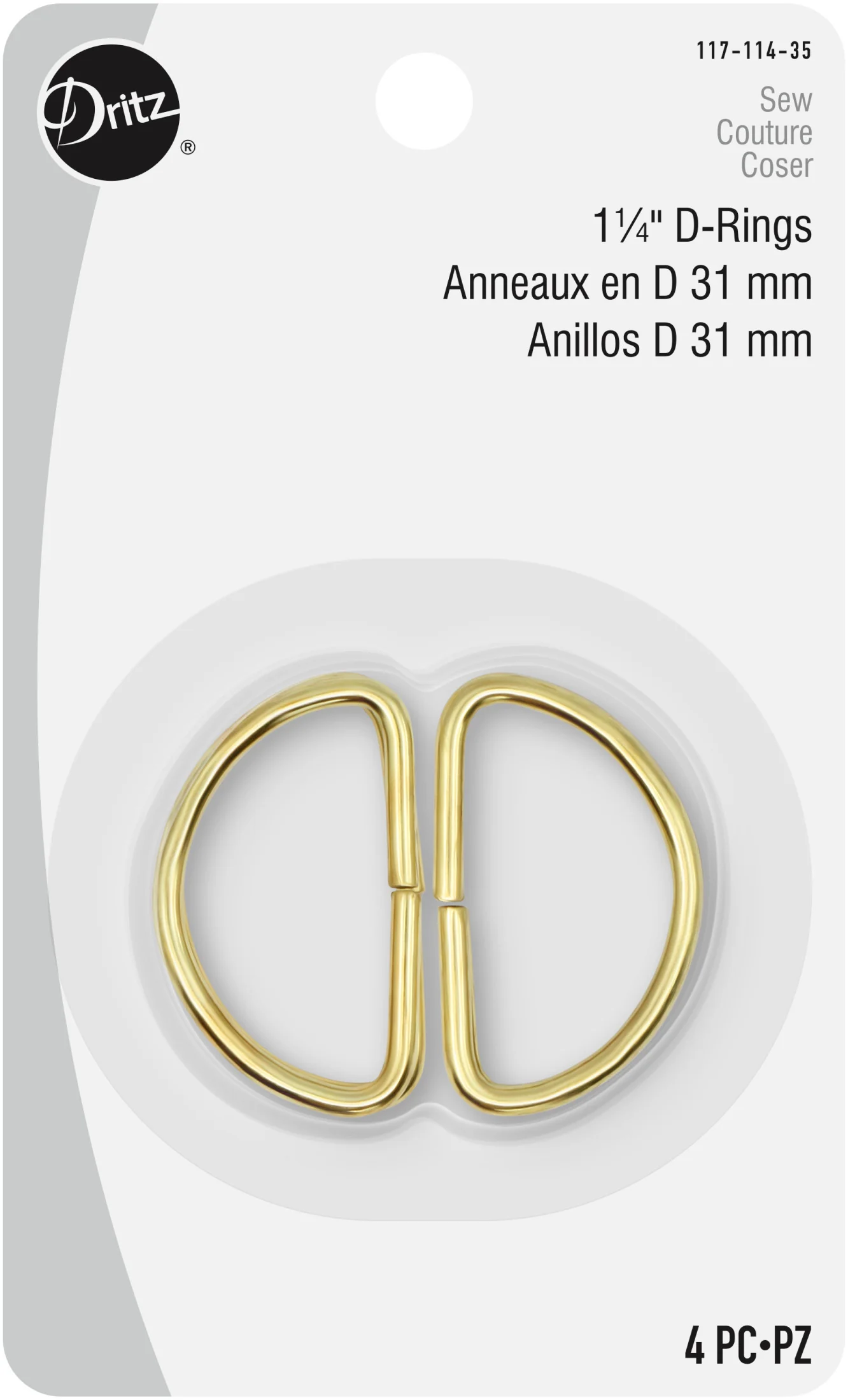 1-1/4" D-Rings, 4 pc - Image 6