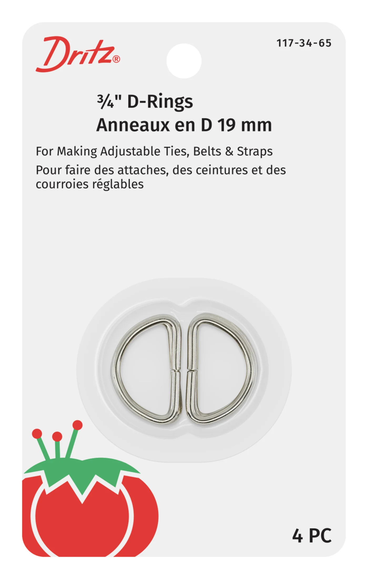3/4" D-Rings, 4 pc - Image 11
