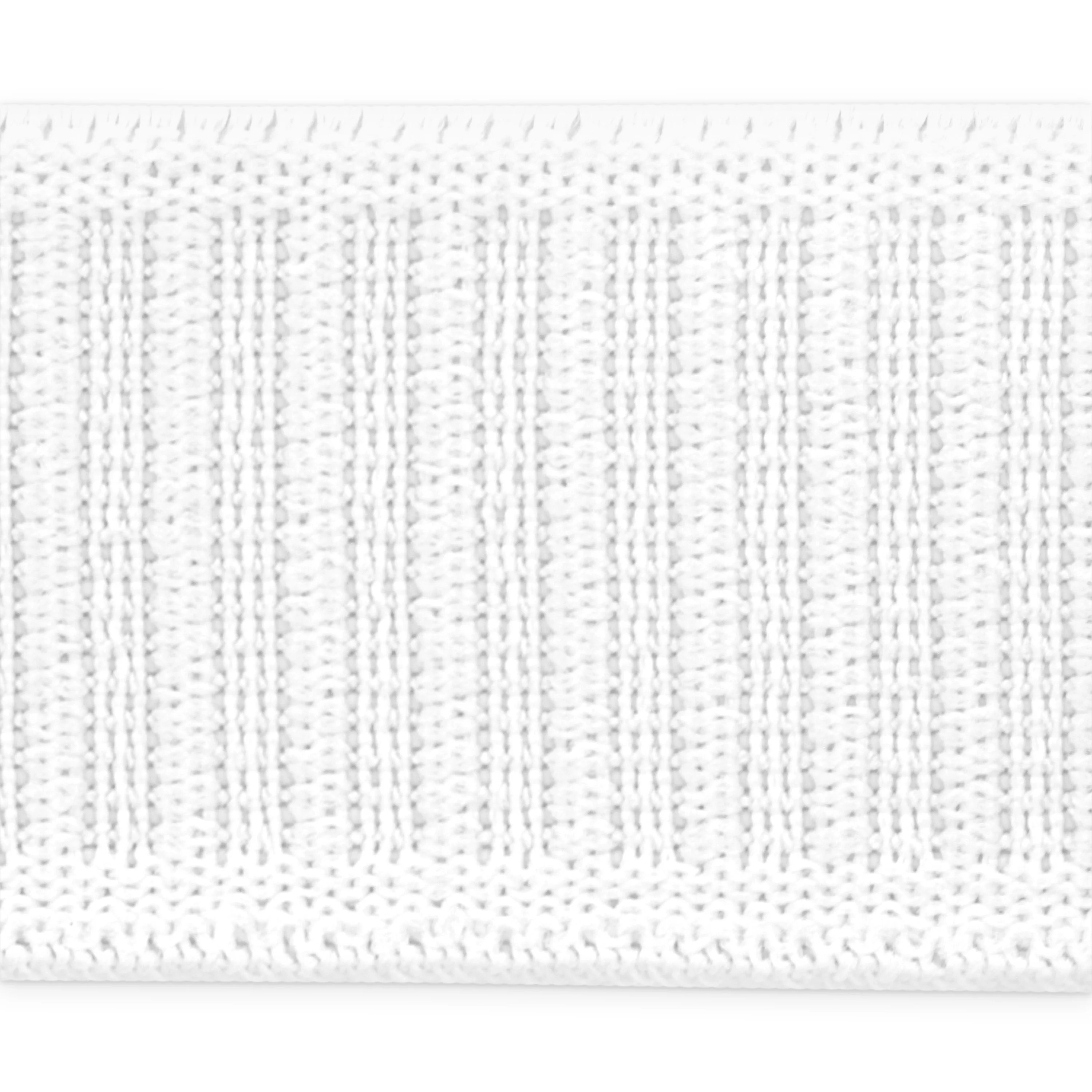 1-1/4" Non-Roll Elastic, White - Image 5