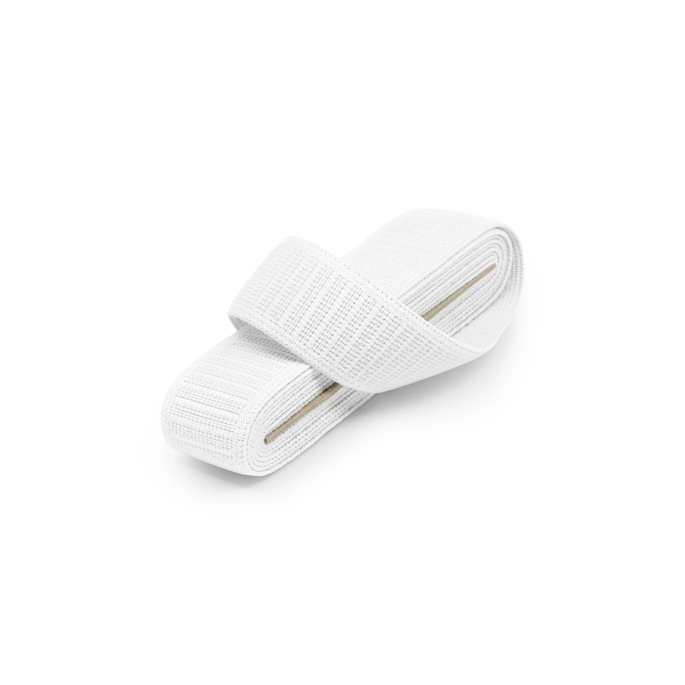 1-1/4" Non-Roll Elastic, White - Image 8