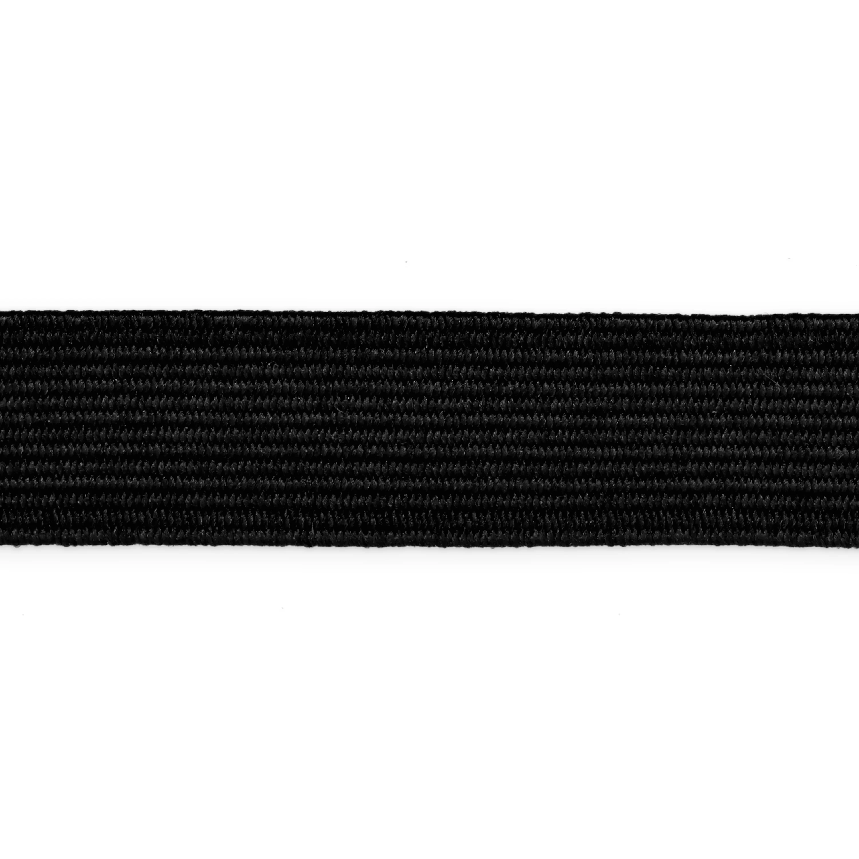 1/2" Braided Elastic, Black - Image 8