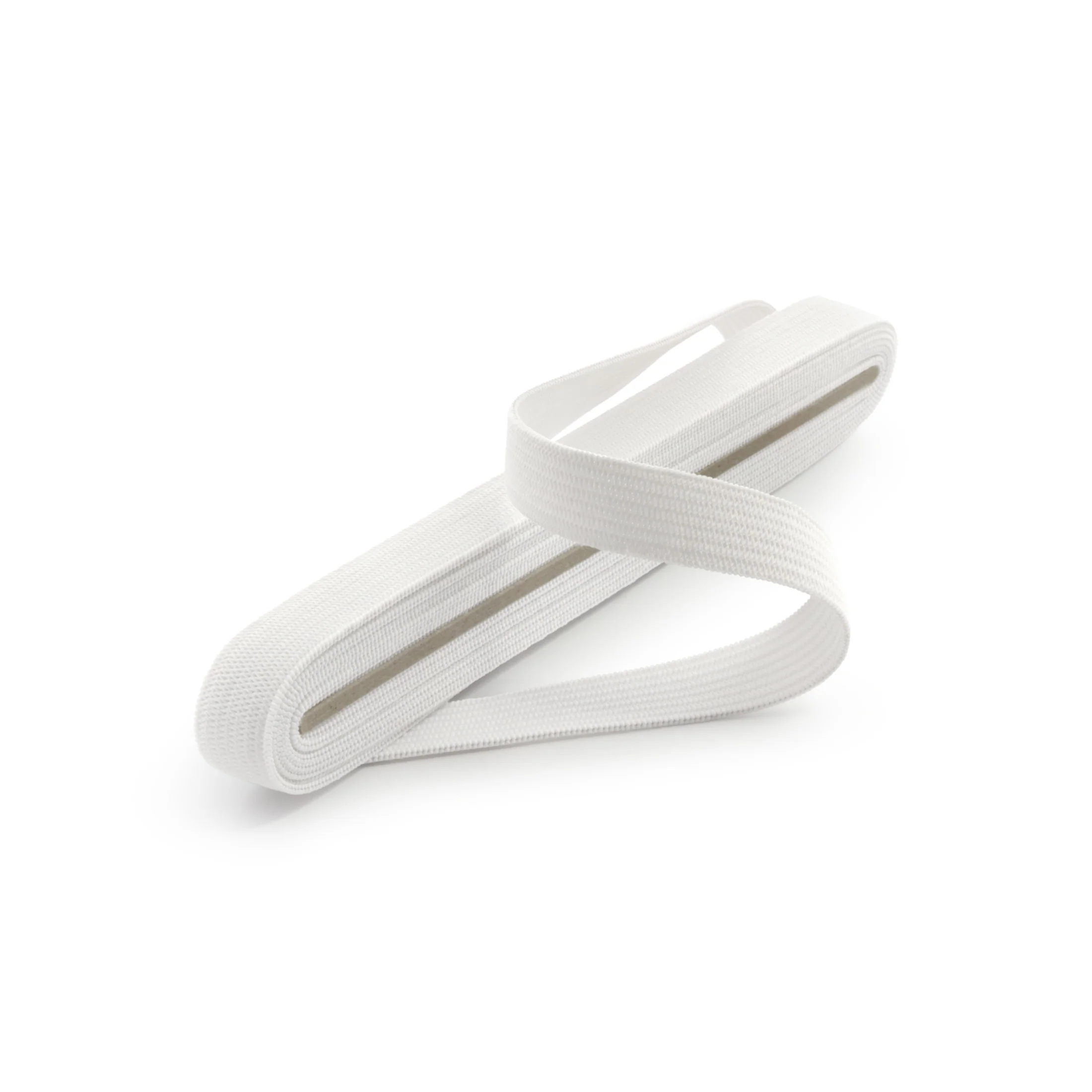 1/2" Knit Elastic, White - Image 7