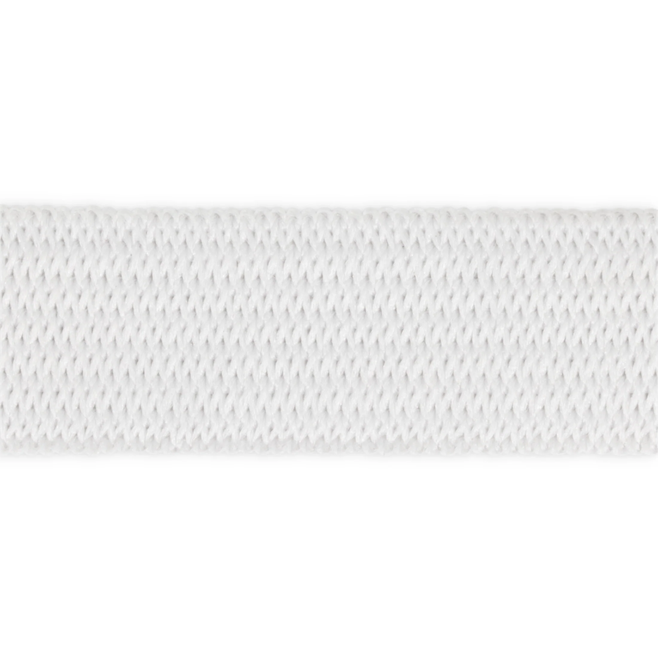 1/2" Knit Elastic, White - Image 8