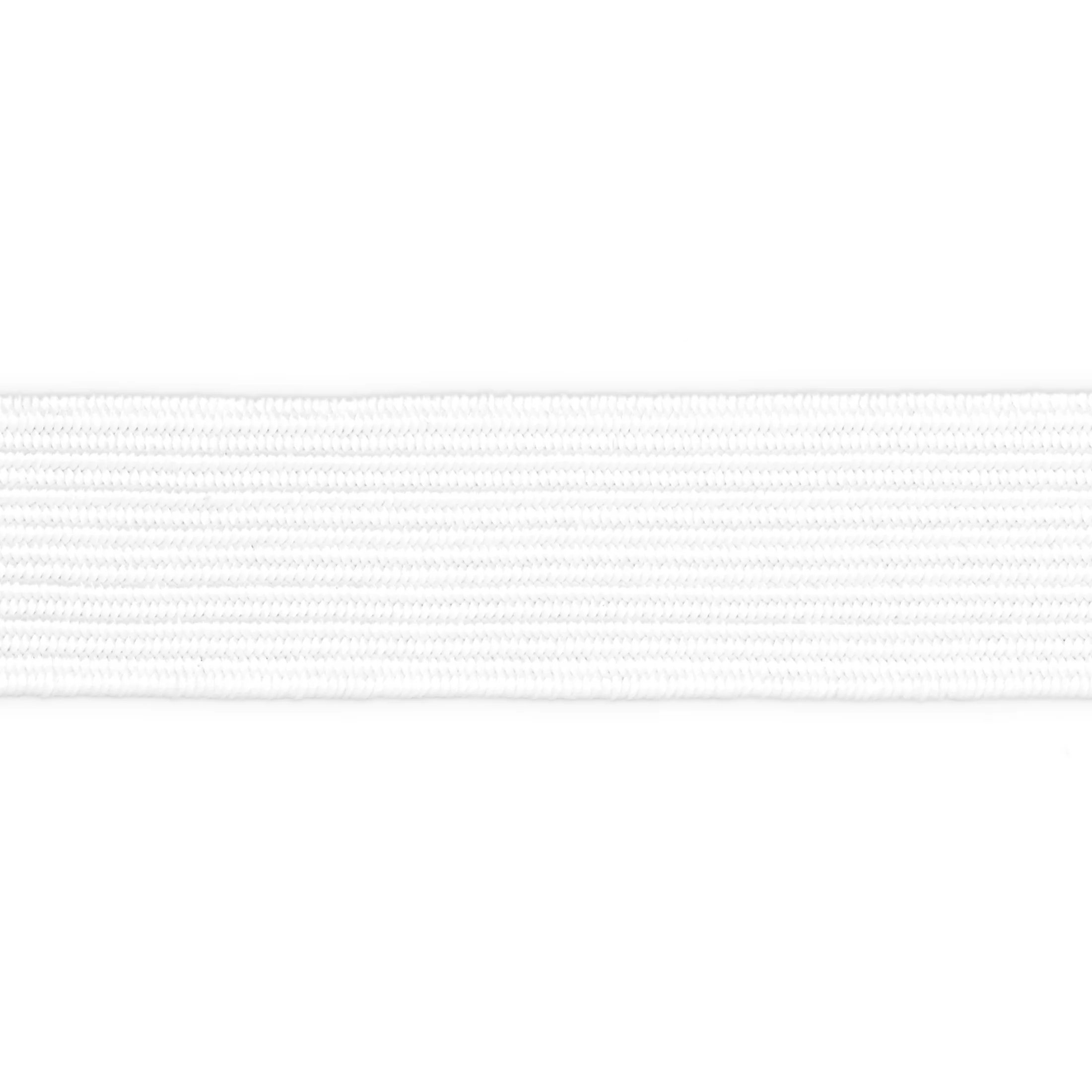 1/2" Braided Elastic, White - Image 11