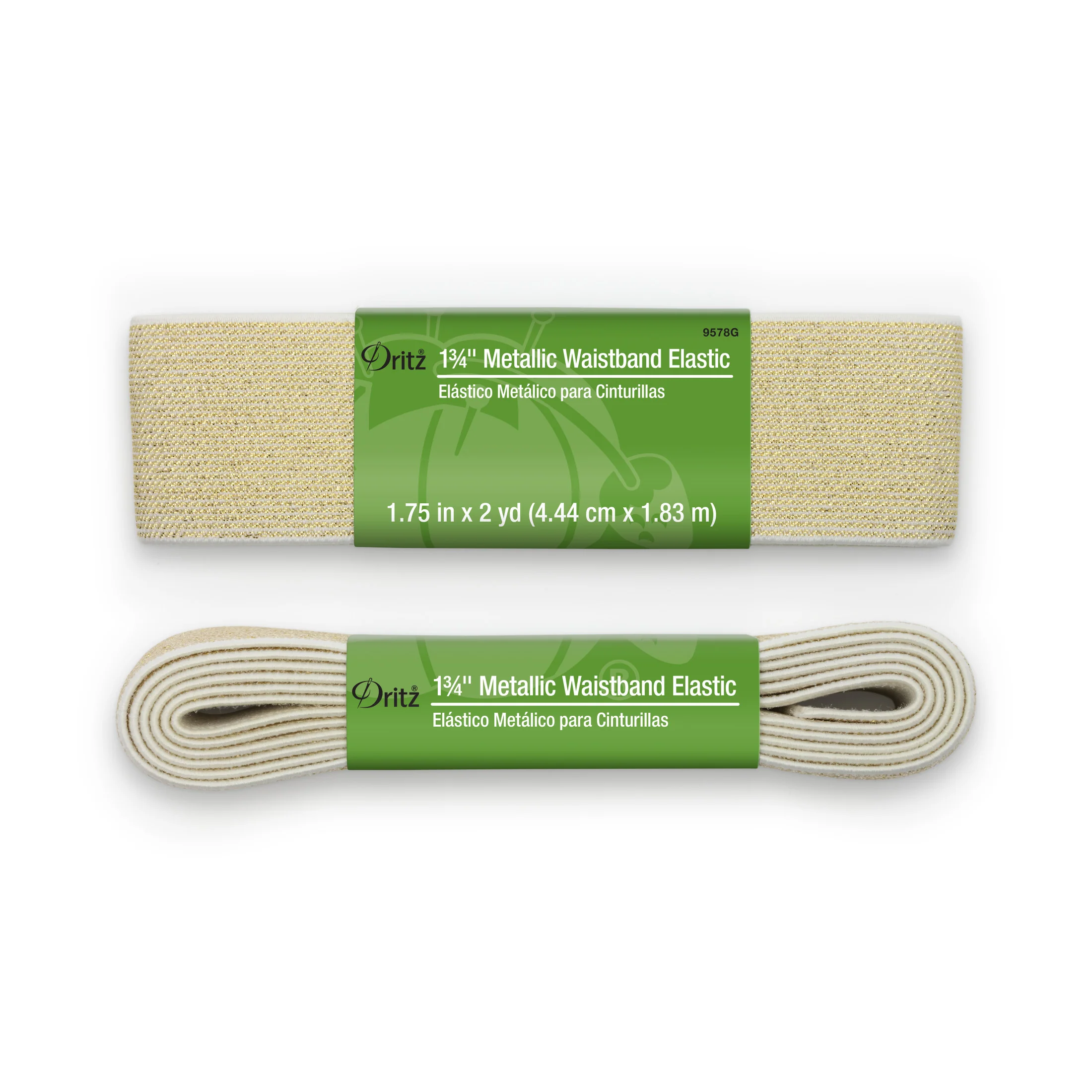 1-3/4" Metallic Waistband Elastic, 2 yd - Image 6