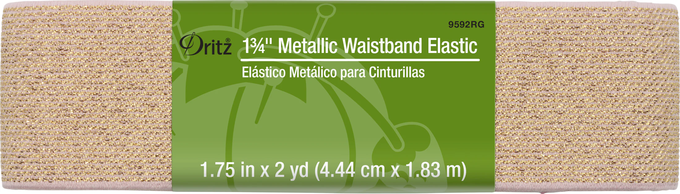 1-3/4" Metallic Waistband Elastic, 2 yd - Image 9