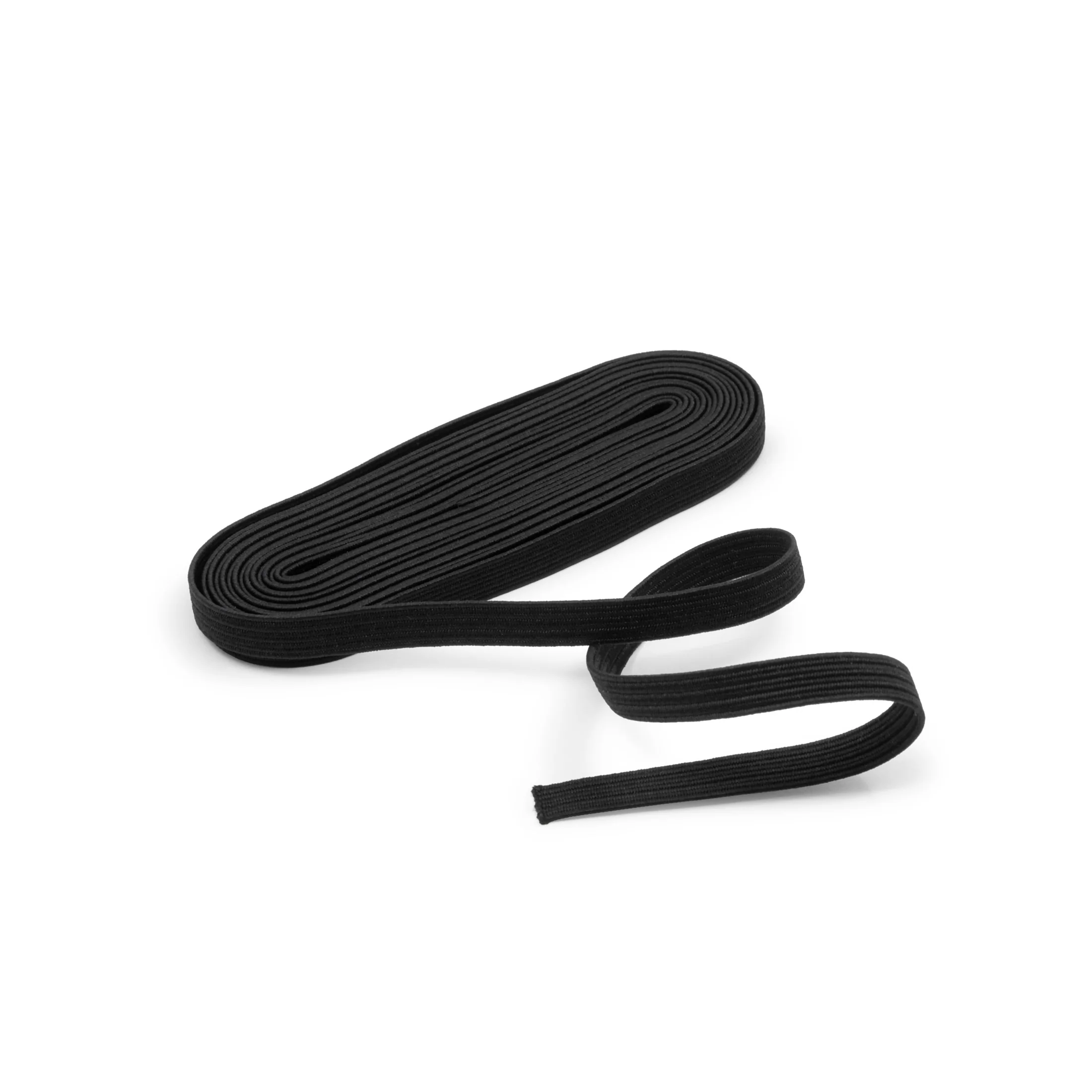 1/4" Braided Elastic, Black - Image 4