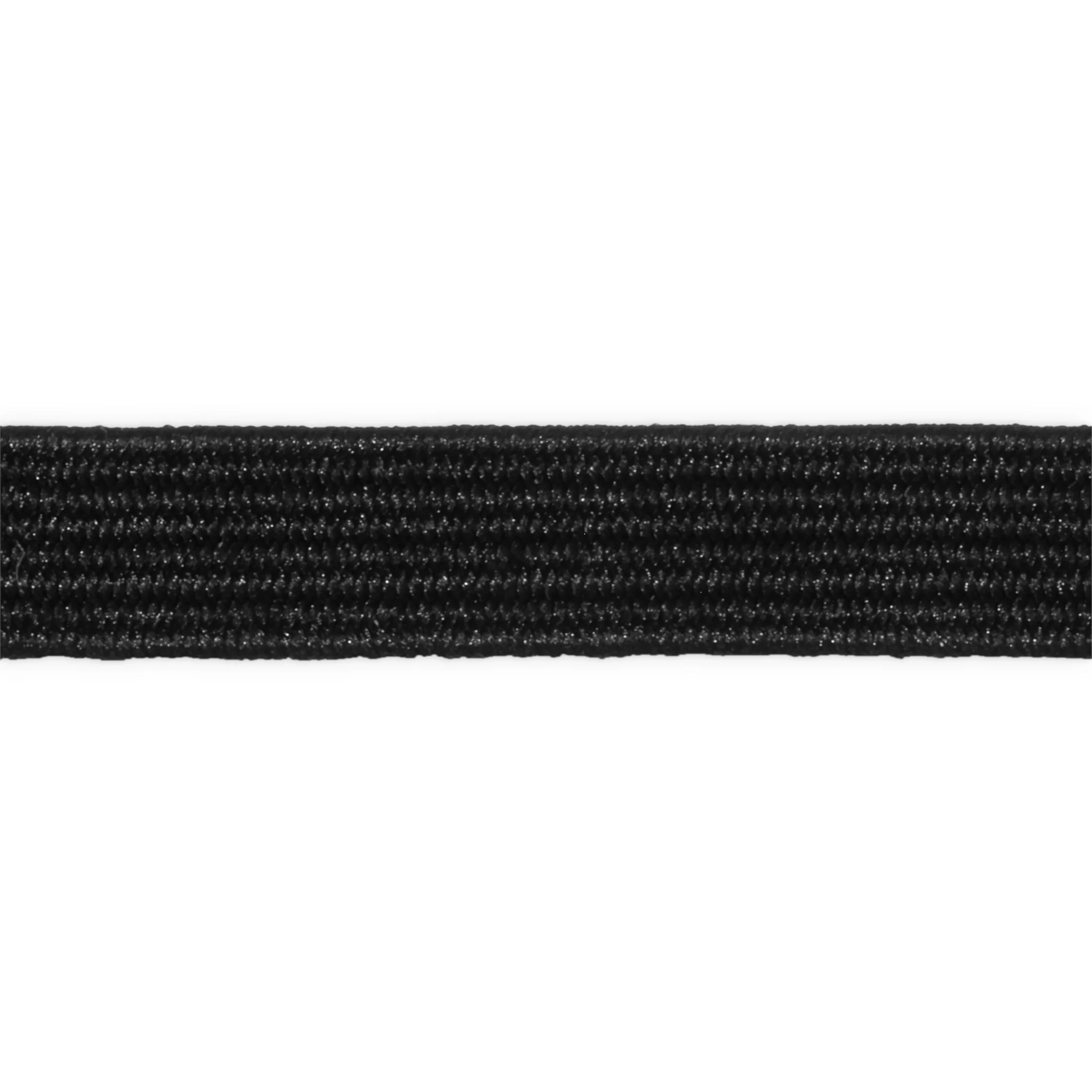 1/4" Braided Elastic, Black - Image 5
