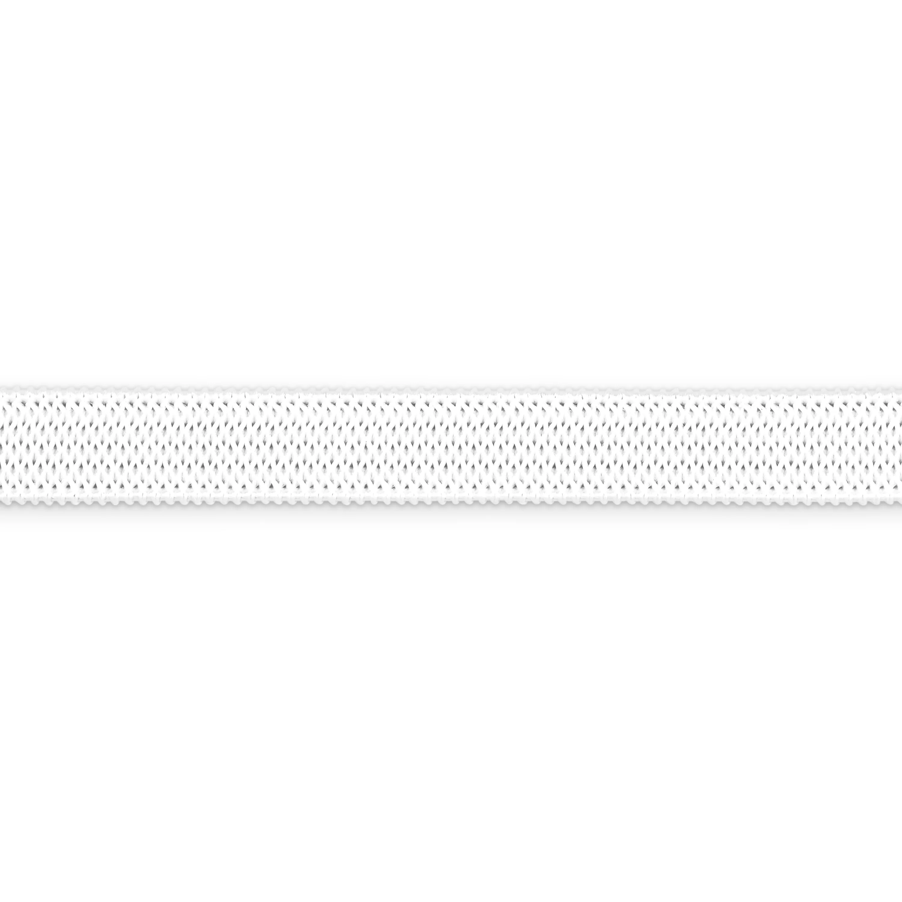 1/4" Knit Elastic, White - Image 4