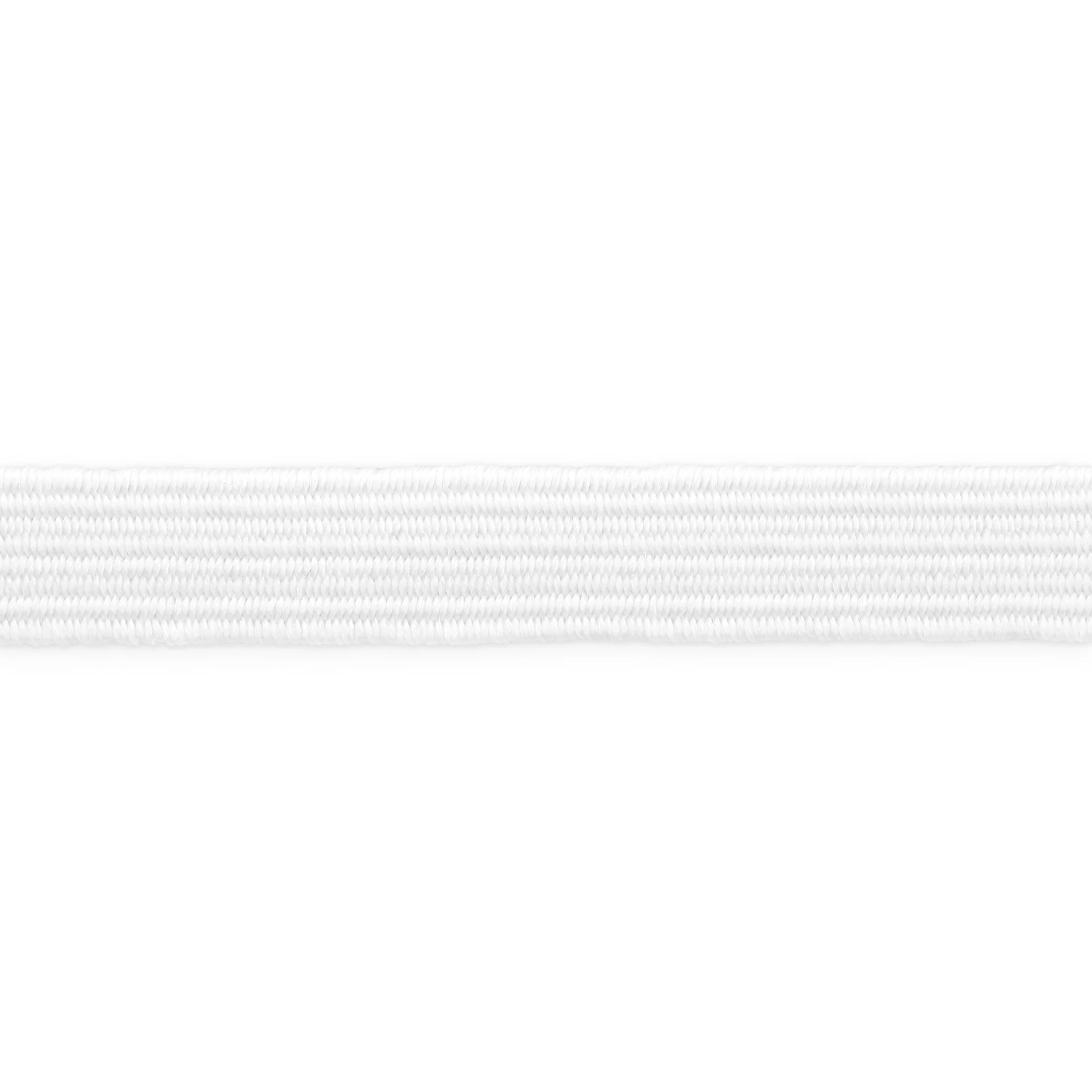 1/4" Braided Elastic, White - Image 4