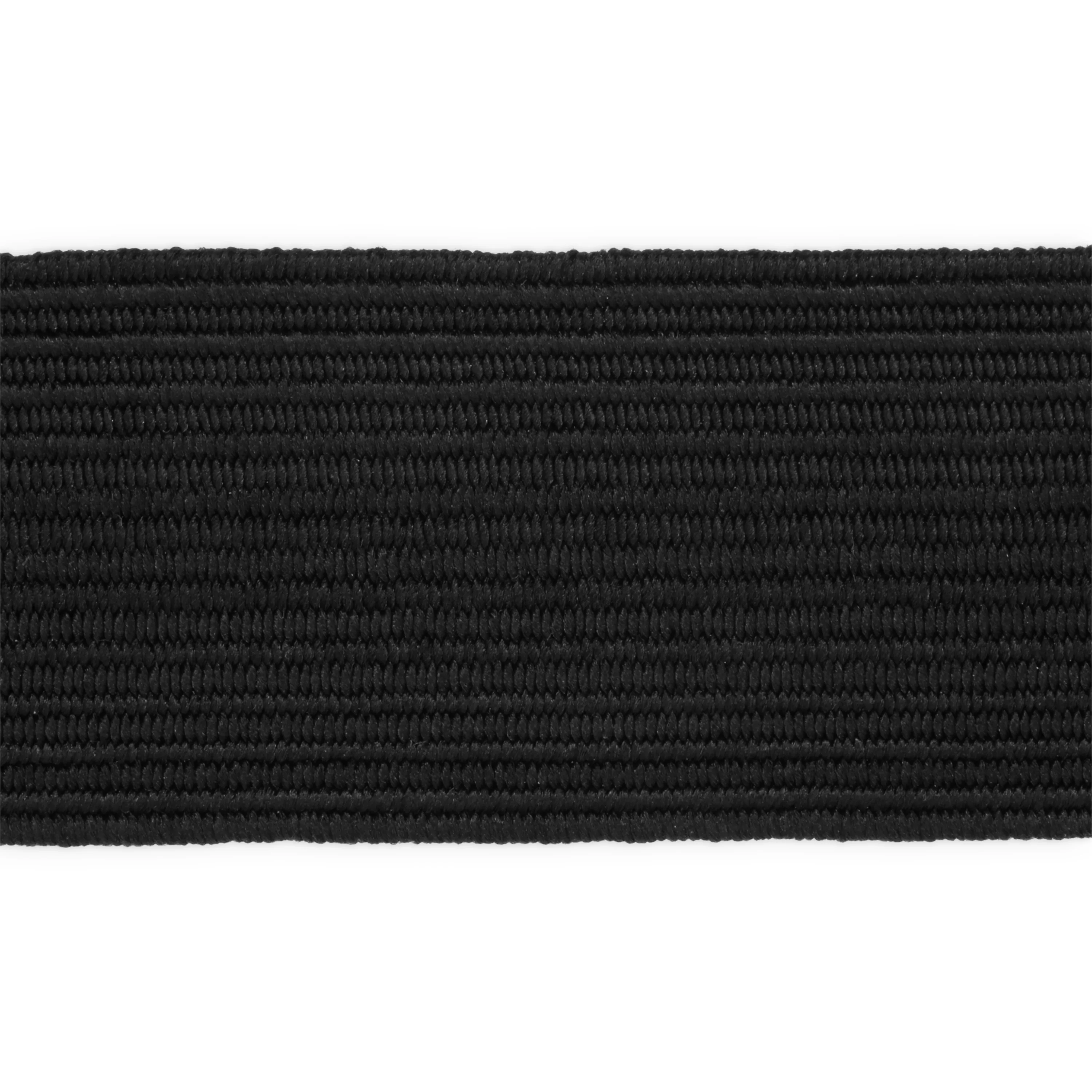 1" Braided Elastic, Black - Image 3