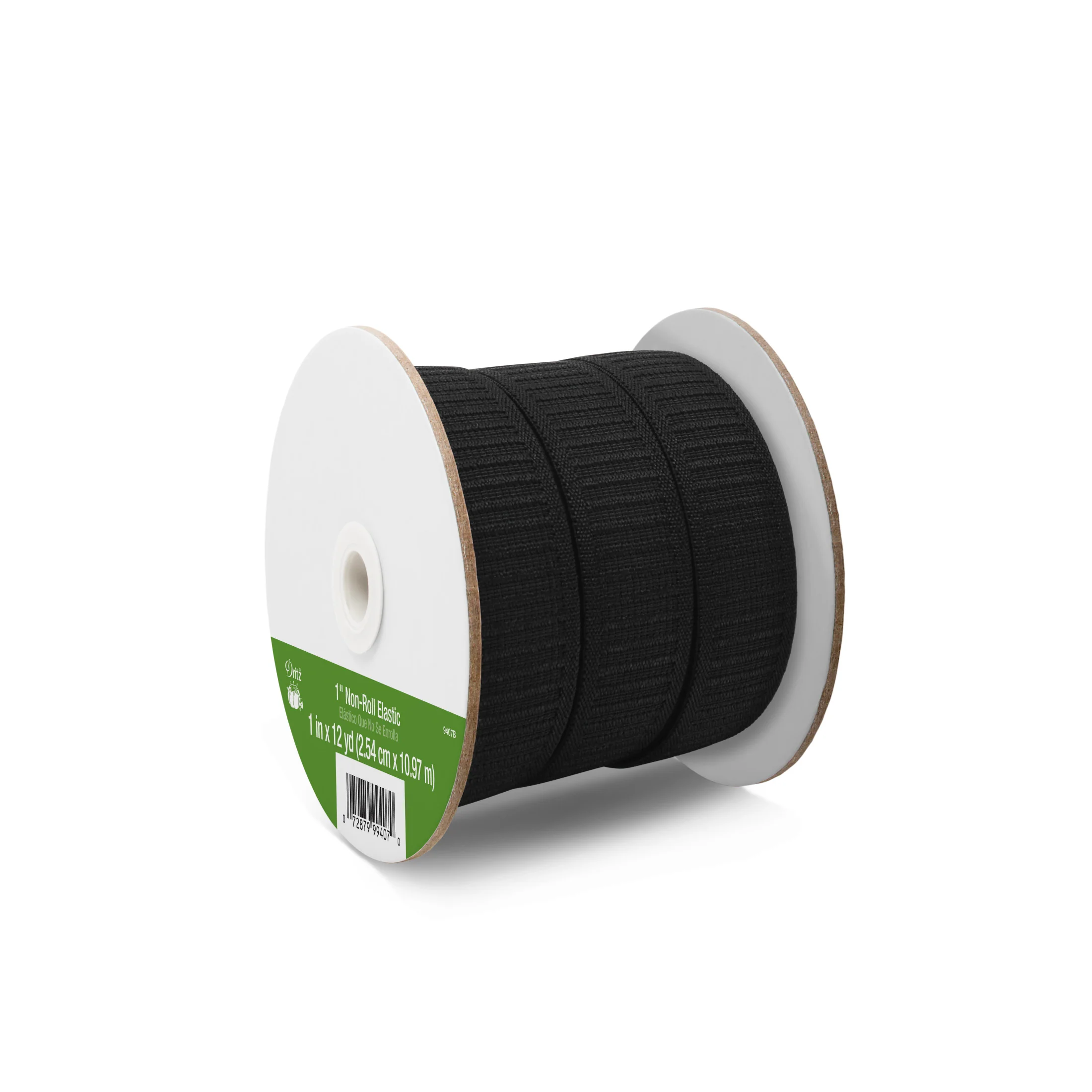 1" Non-Roll Elastic, Black - Image 5