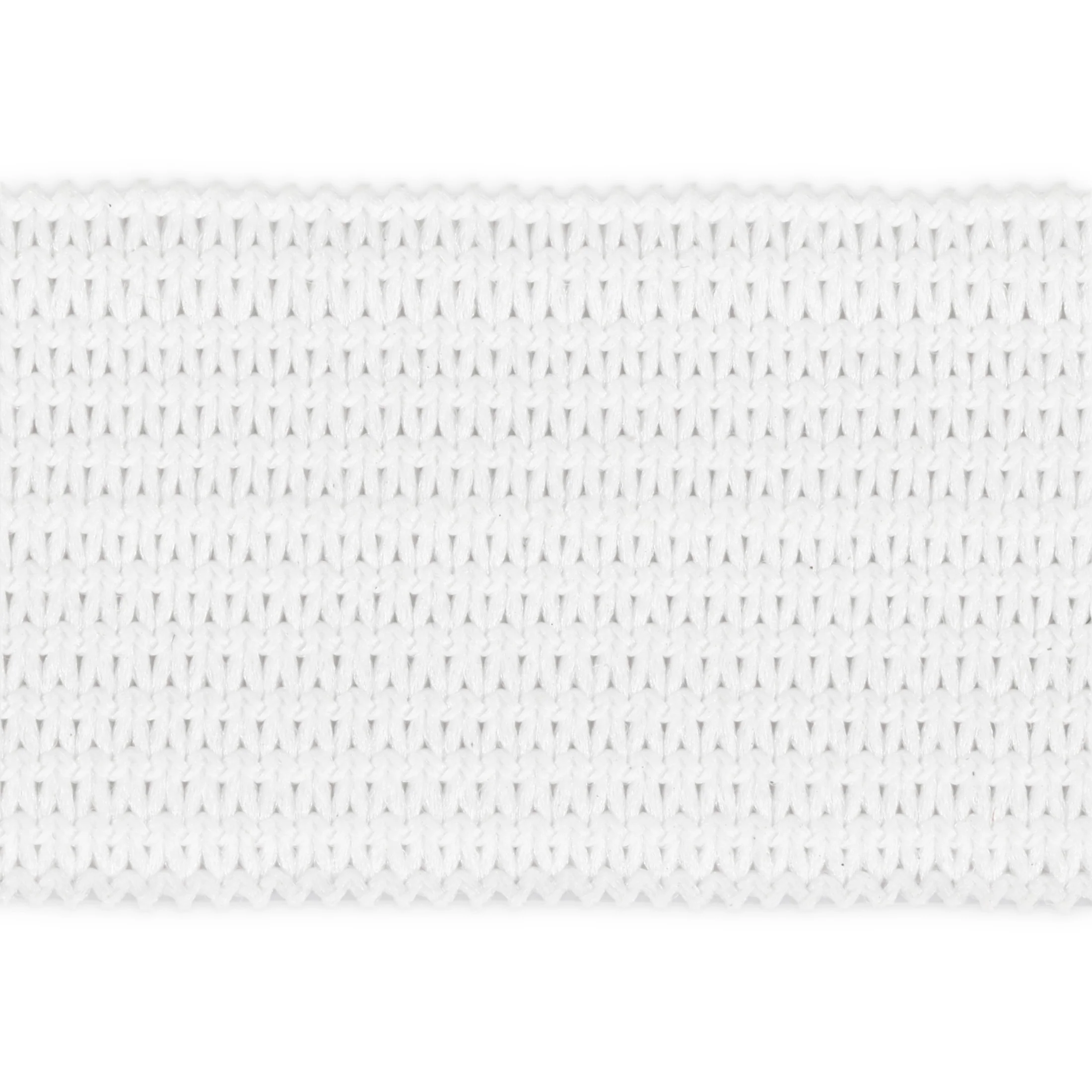 3/4" Knit Non-Roll Elastic, White - Image 10