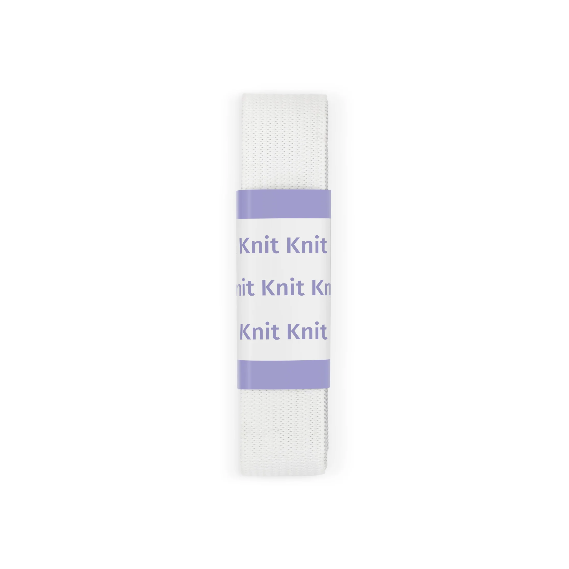 3/4" Knit Non-Roll Elastic, White - Image 2