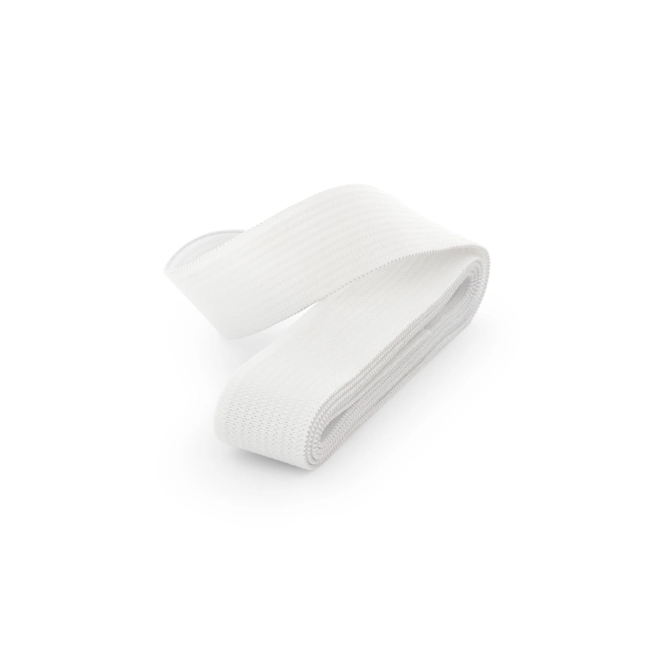 3/4" Knit Non-Roll Elastic, White - Image 4