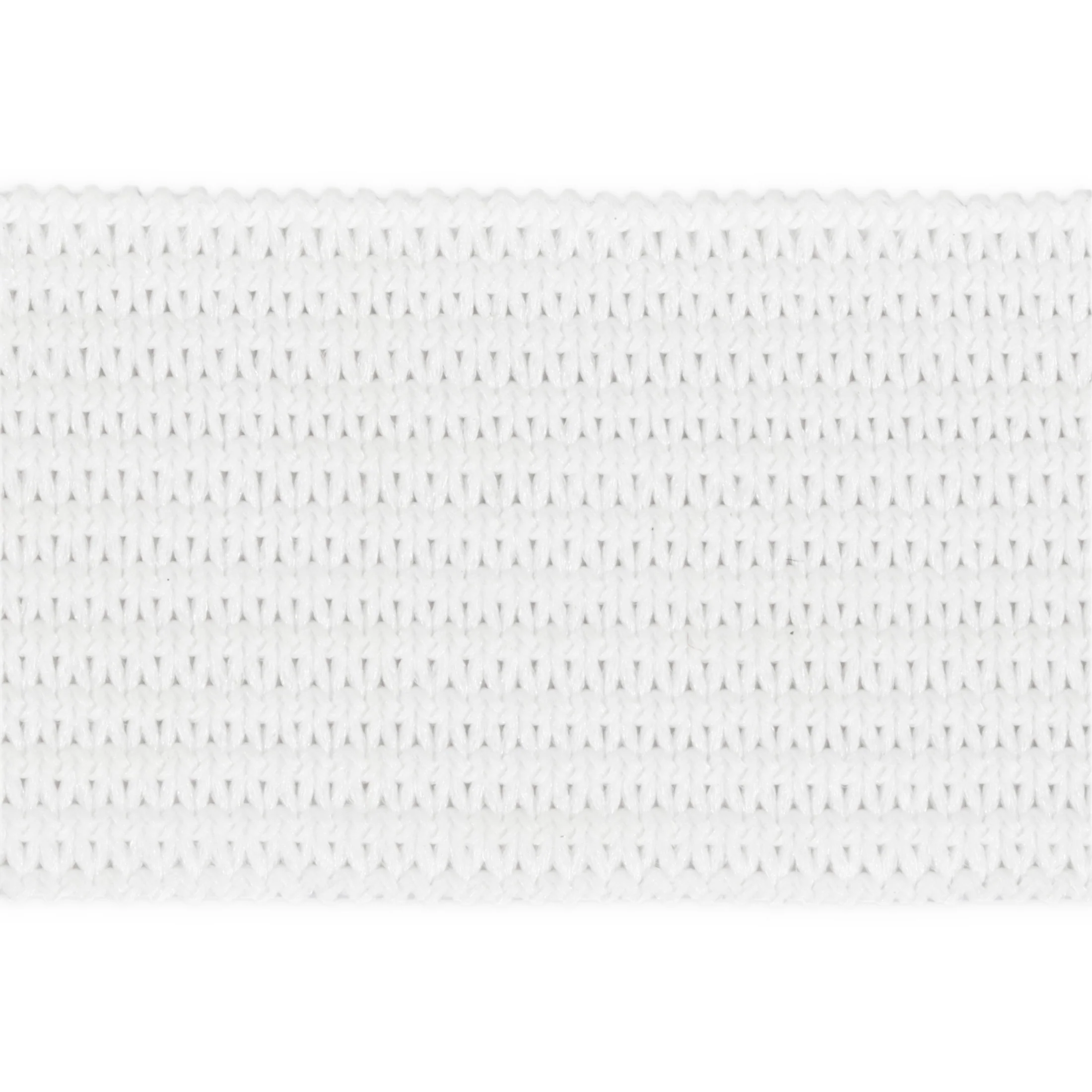 3/4" Knit Non-Roll Elastic, White - Image 5