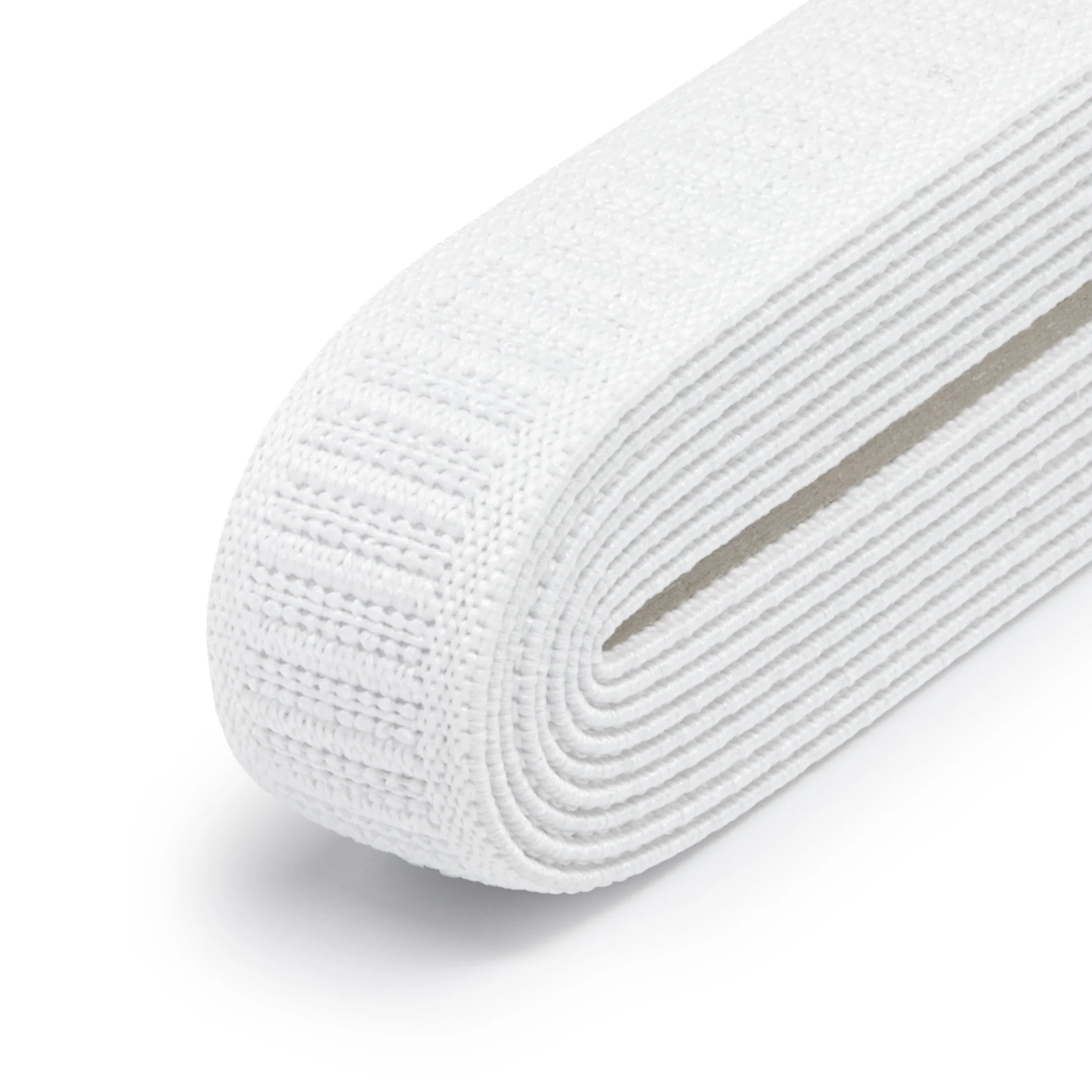 3/4" Non-Roll Elastic, White - Image 6