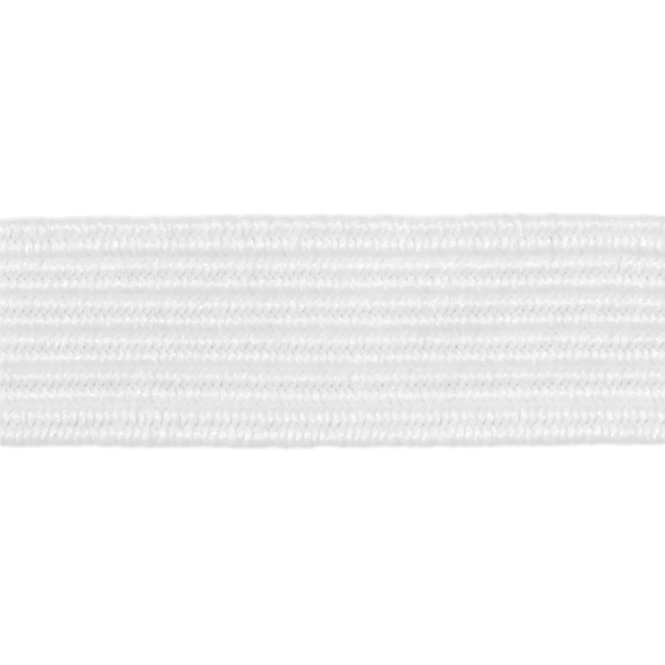 3/8" Braided Elastic, White - Image 5