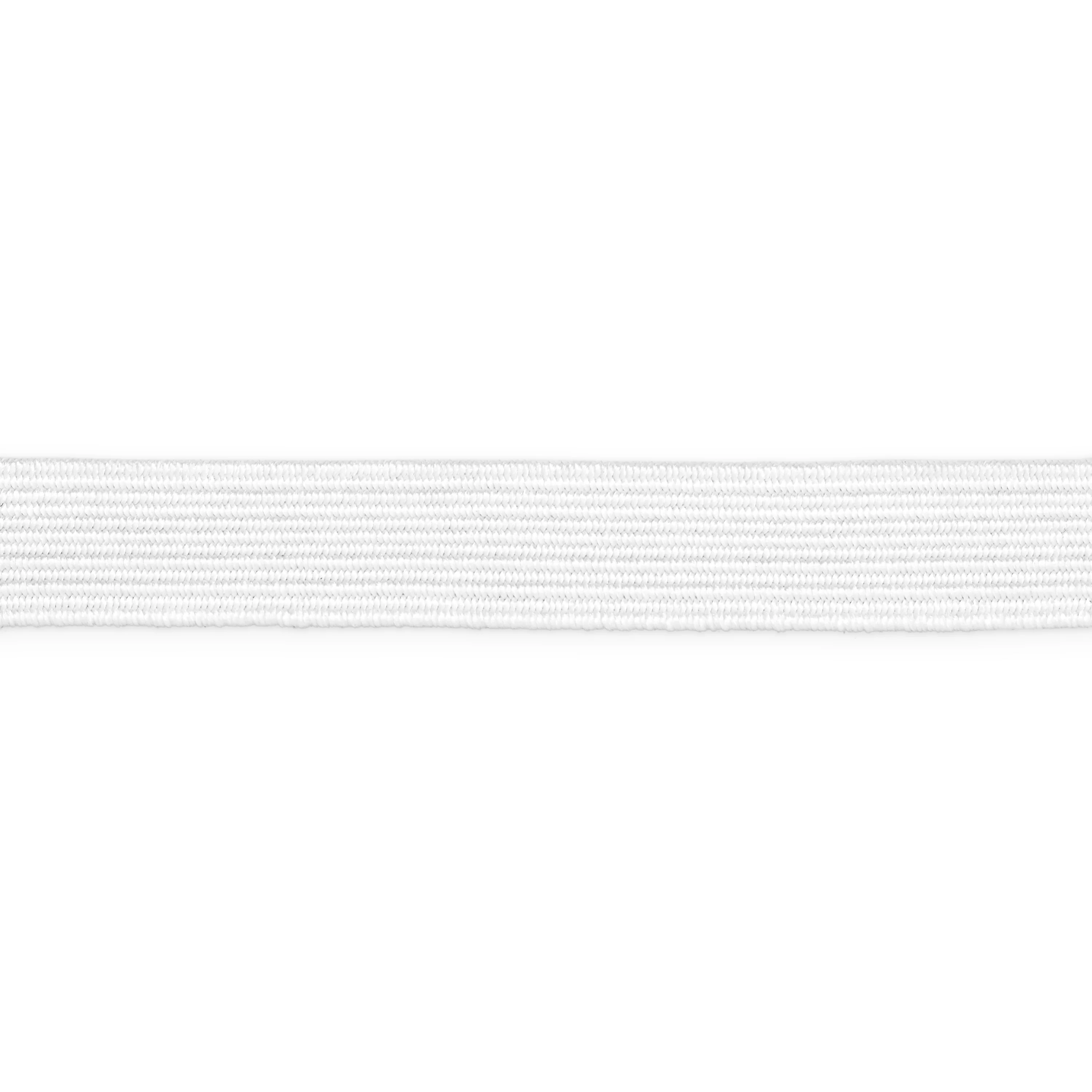 3/8" Braided Elastic, White - Image 8