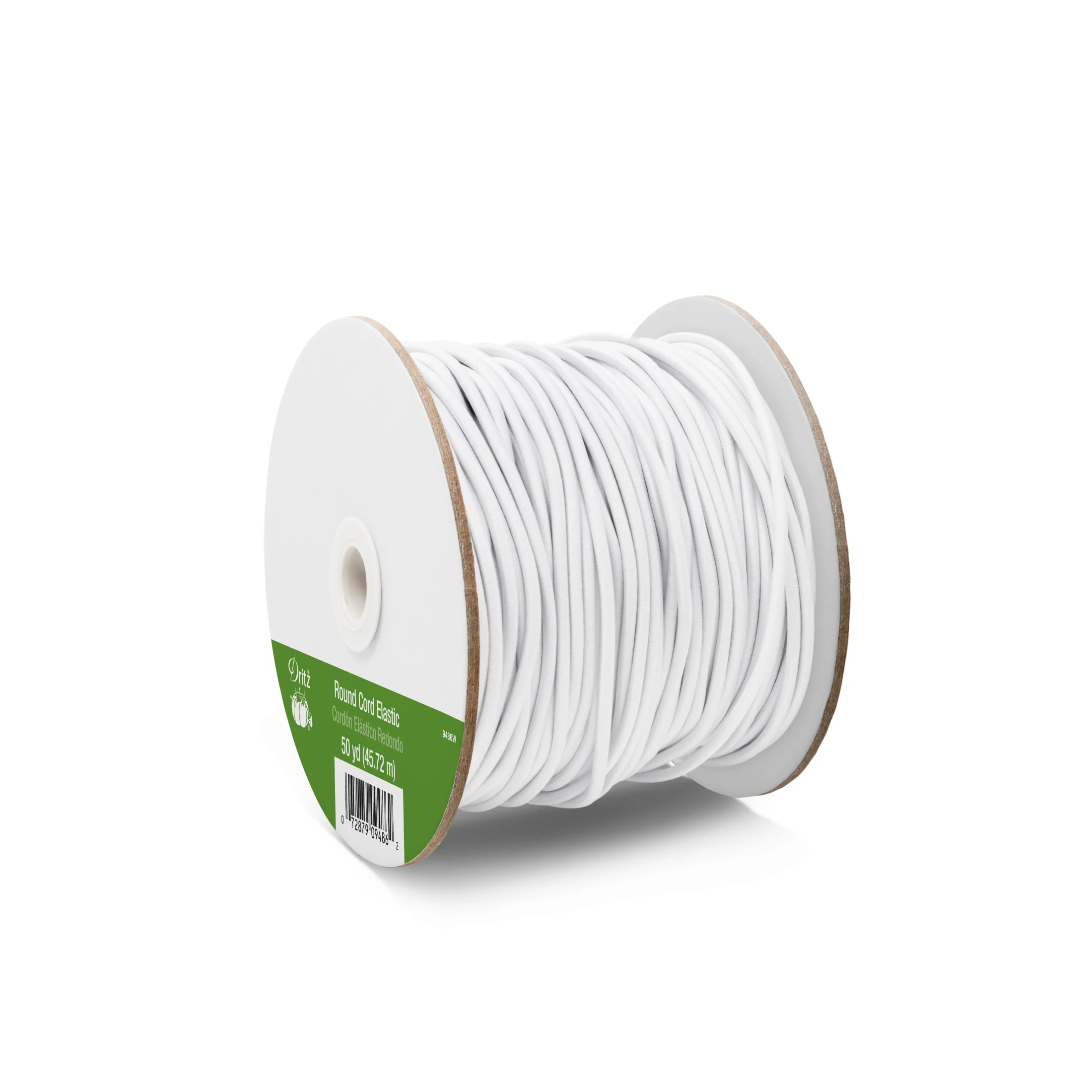 Round Cord Elastic, White - Image 5