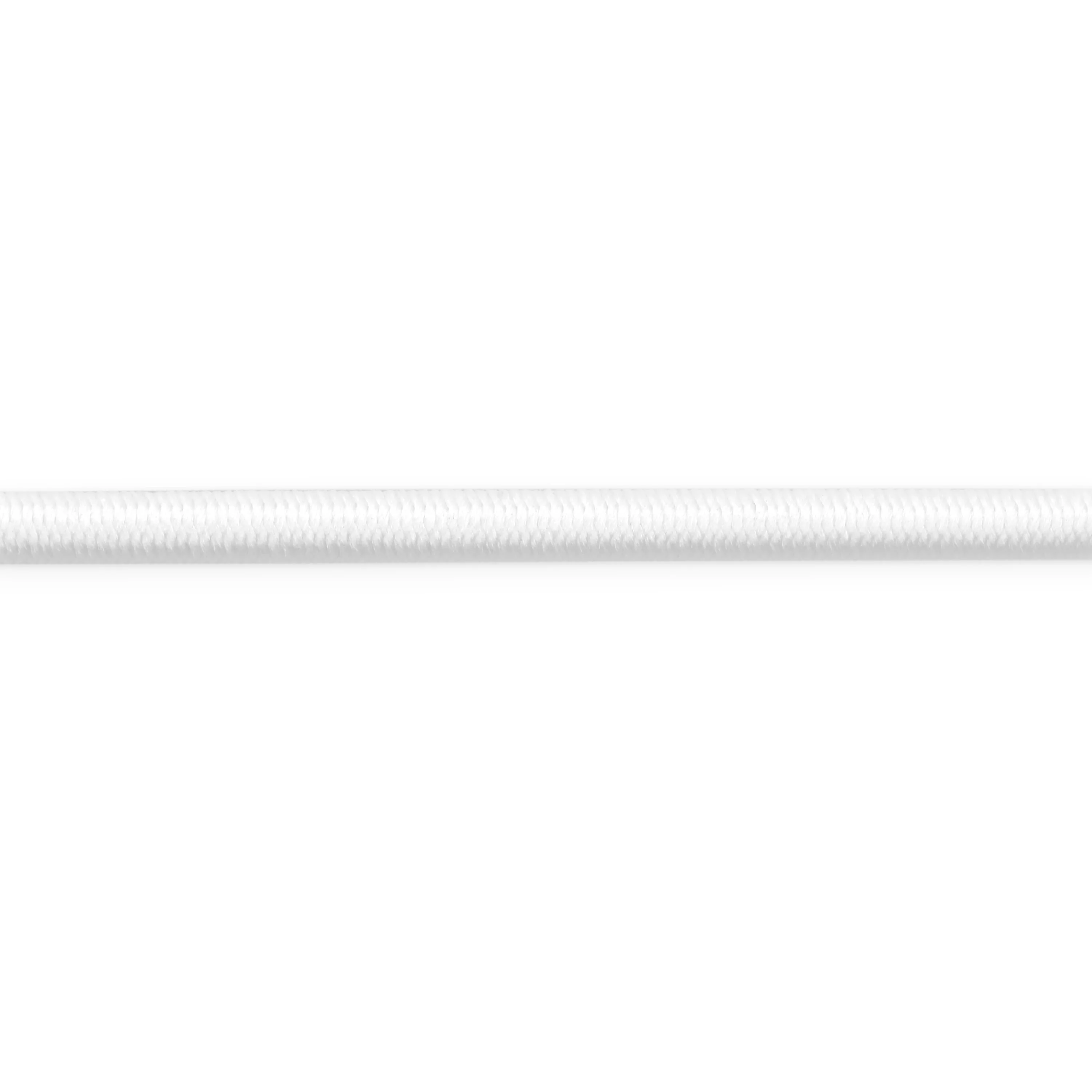 Round Cord Elastic, White - Image 6