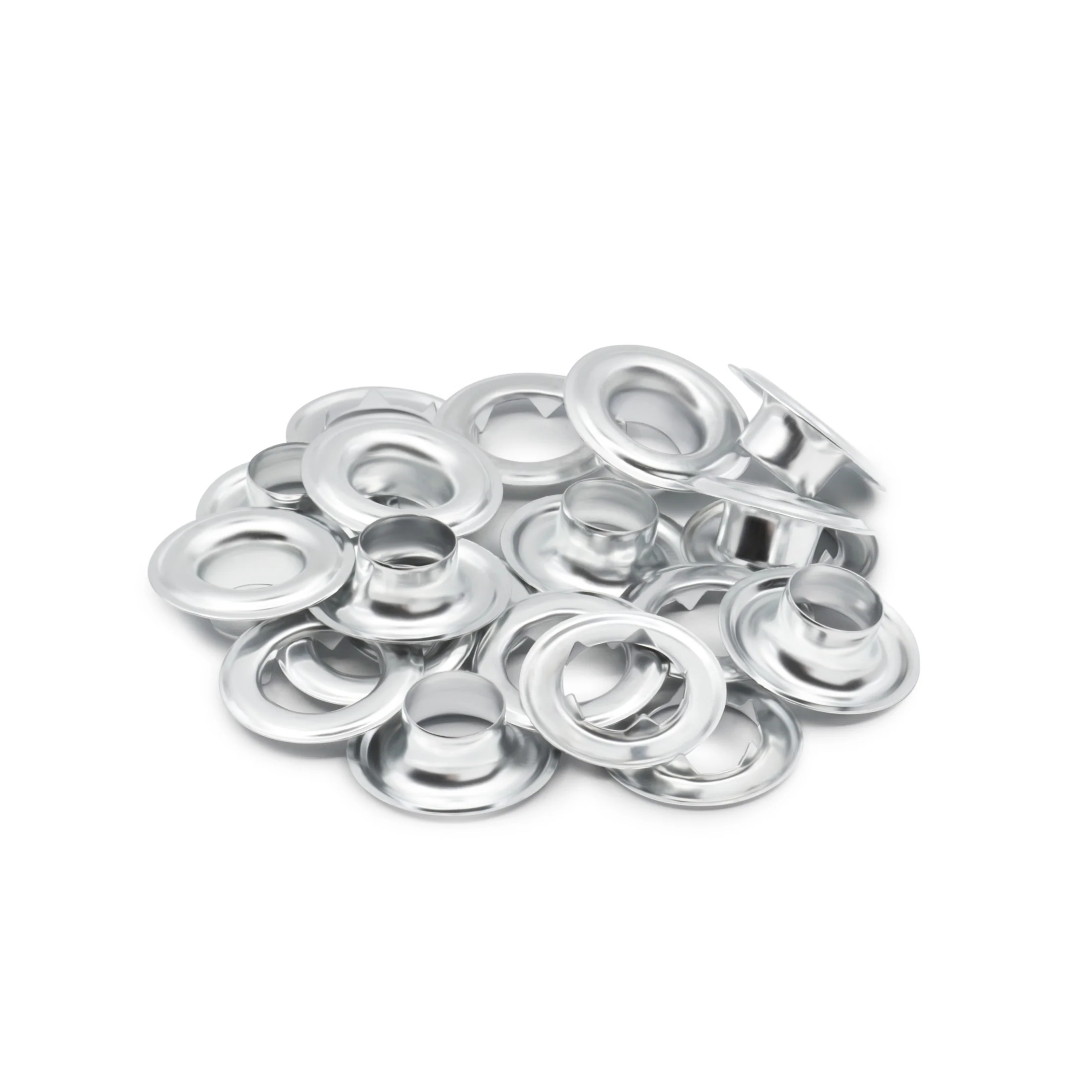 7/16" Zinc-Plated Brass Grommets, 10 Sets - Image 5
